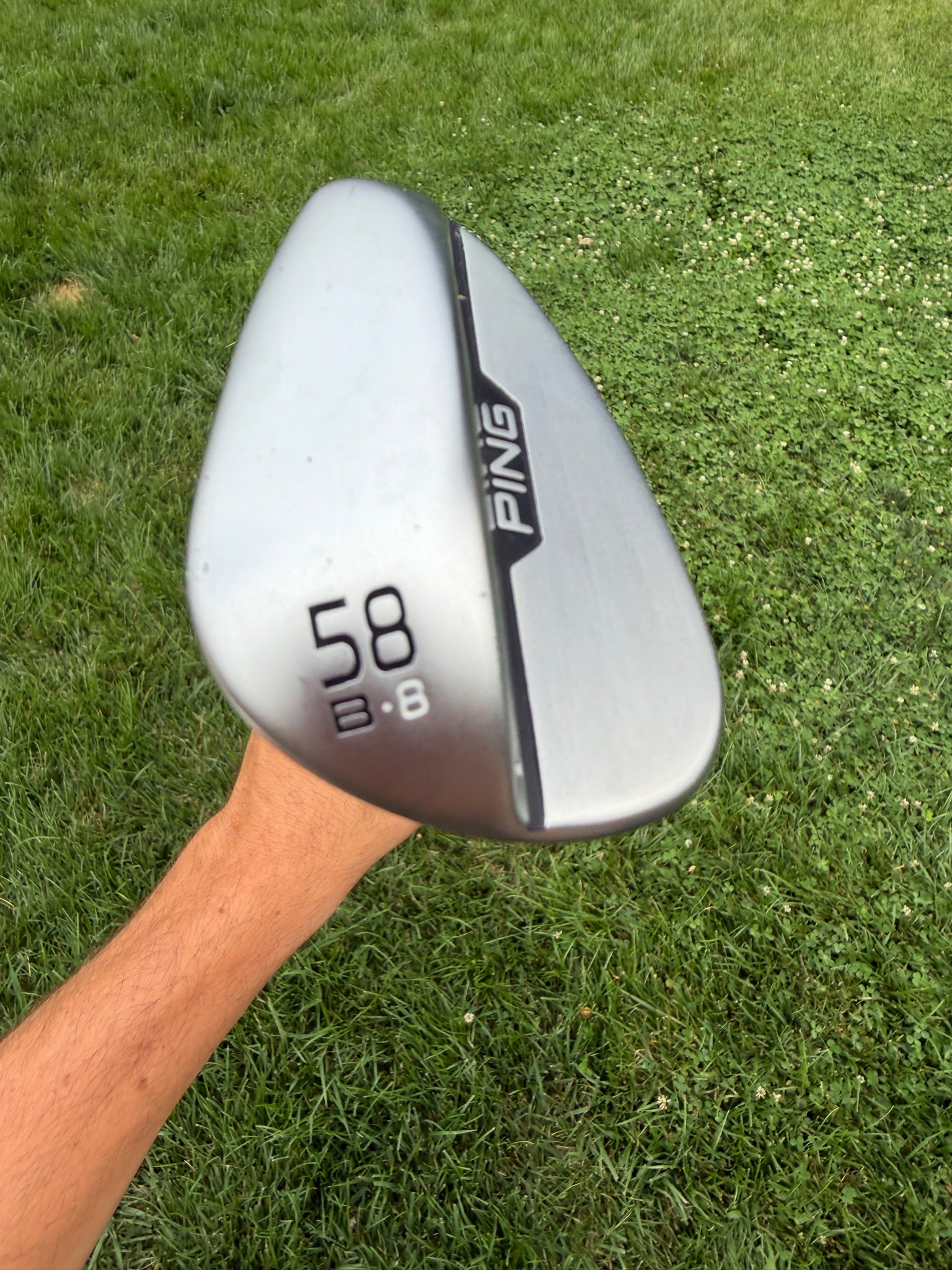 Ping s159 Chrome Lob Wedge 58° / 8 Black Dot Z-Z 115 Wedge Flex 35.25" NICE — photo 4