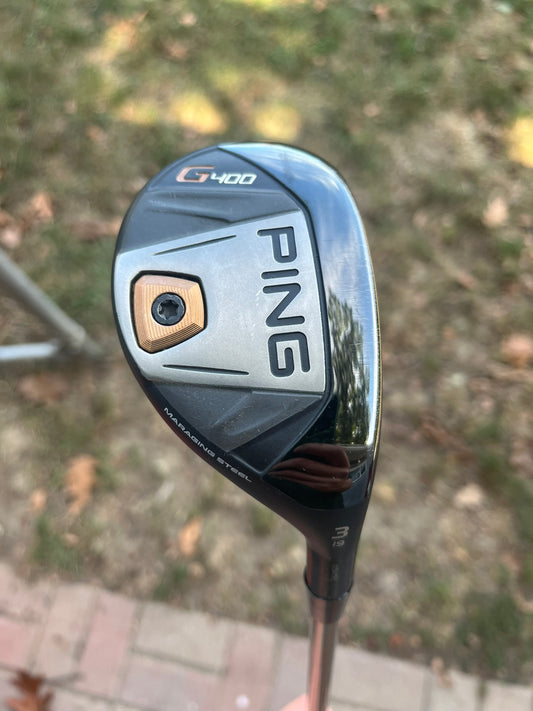 Ping G400 3 Hybrid 19° Tour 2.0 Chrome 85 Stiff Flex 40″ NICE