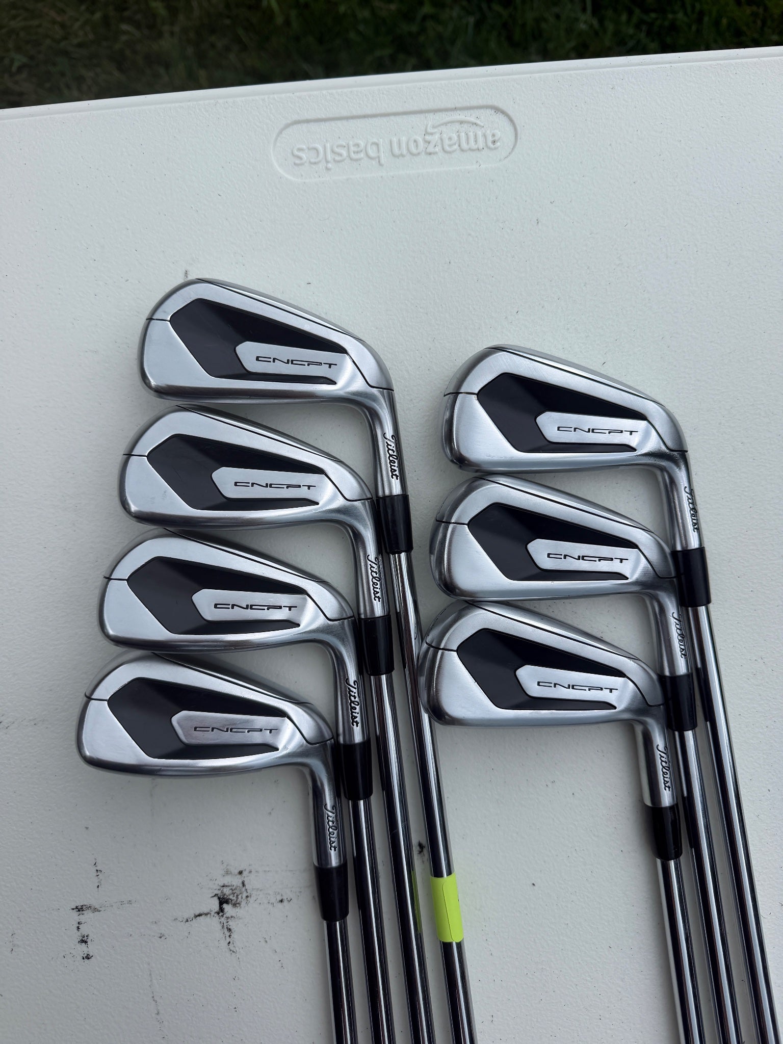 Titleist CNCPT CP-04 Iron Set 4-PW Project X LZ 120g Stiff Flex +1" NICE