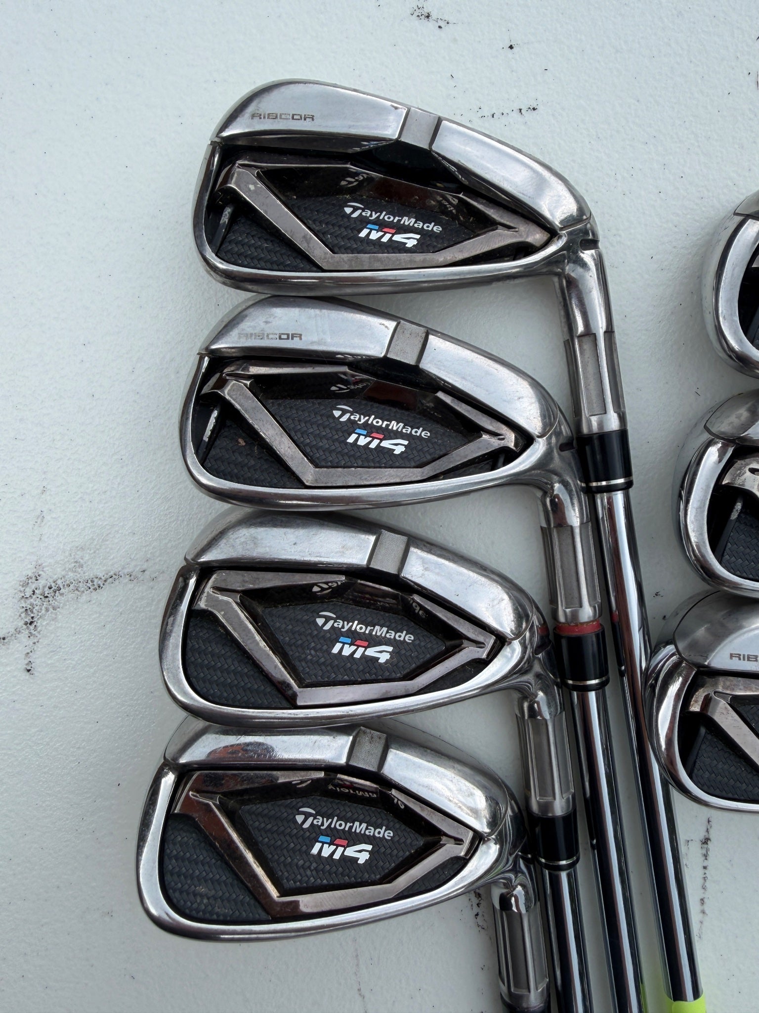 TaylorMade M4 Iron Set 4-PW N.S. Pro 840 Stiff Flex NICE — photo 2
