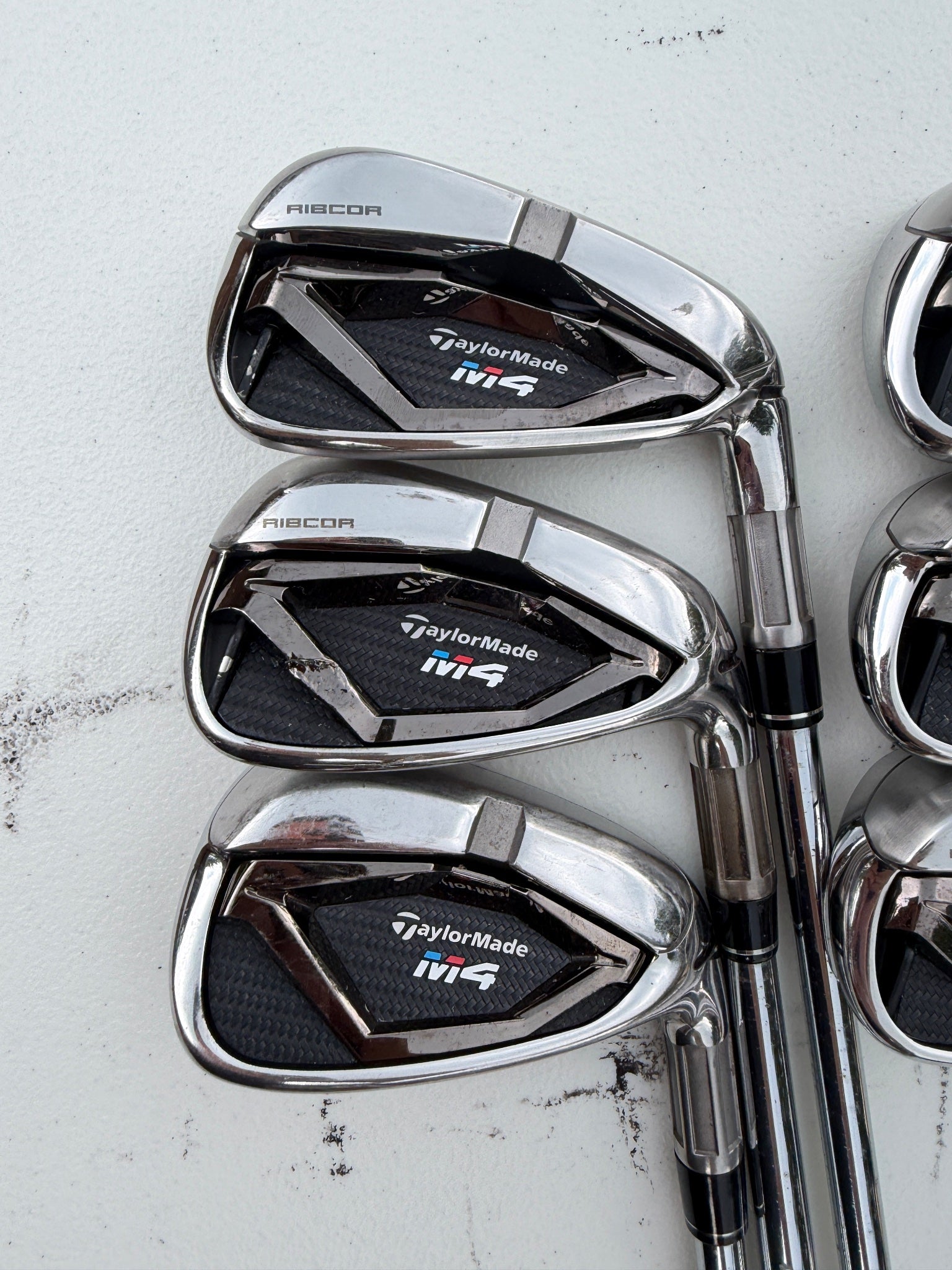 TaylorMade M4 Iron Set 4-9 KBS Max 85 Regular Flex NICE — photo 2