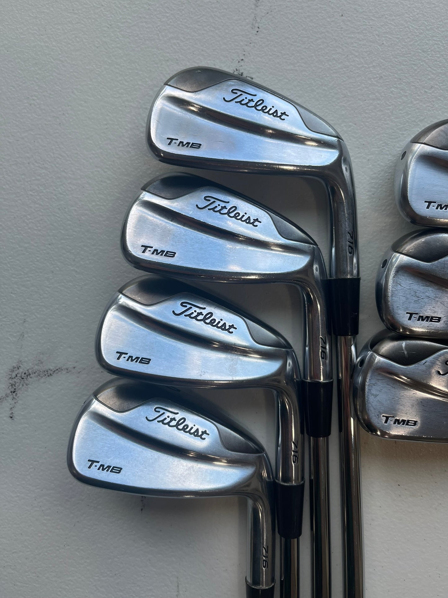 Titleist 716 T-MB Iron Set 4-PW Project X Rifle Stiff Flex Standard NICE