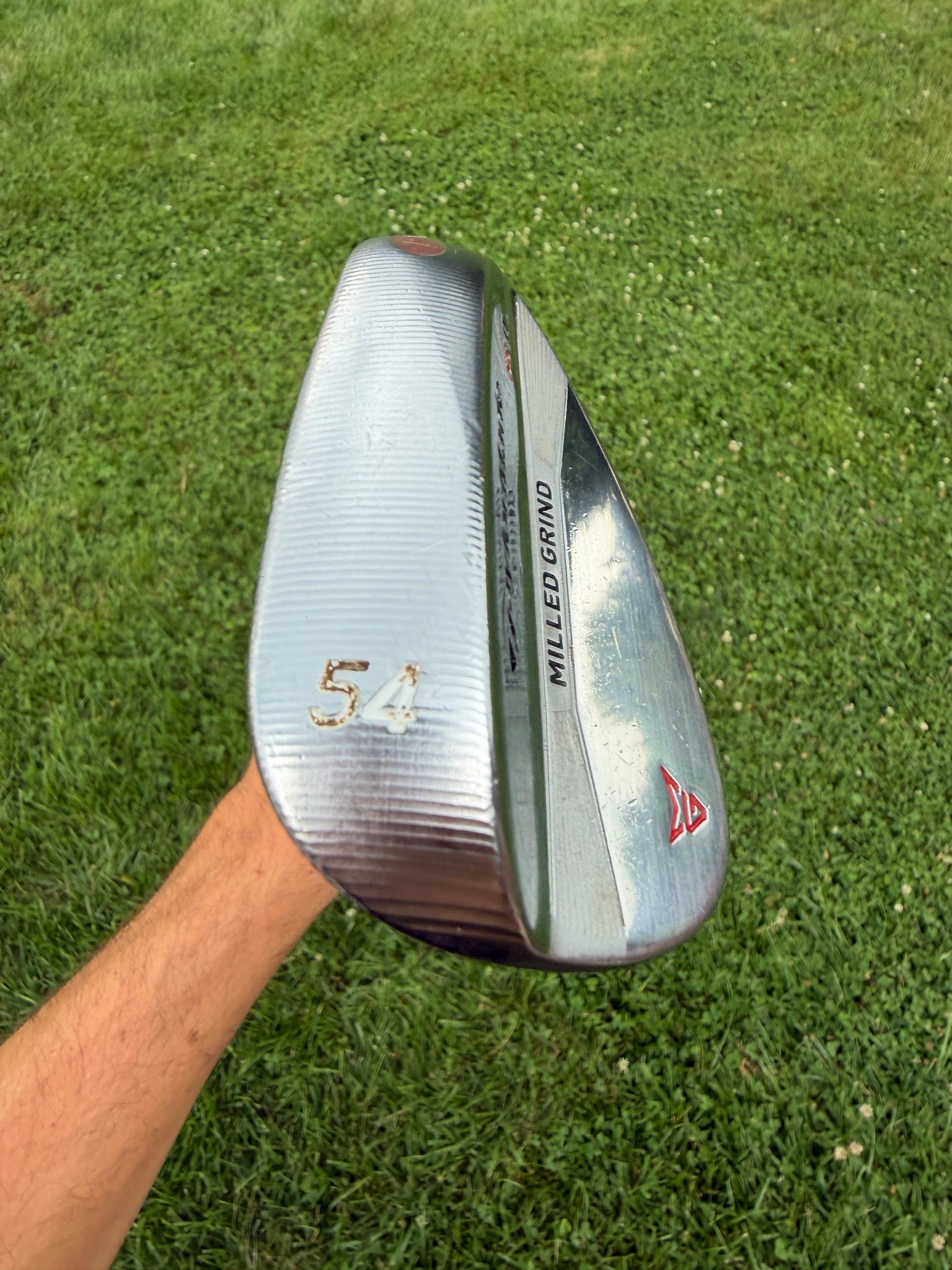 TaylorMade Milled Grind Chrome Gap Wedge 54° / 11 DG S300 Stiff Flex 35.25" NICE — photo 4