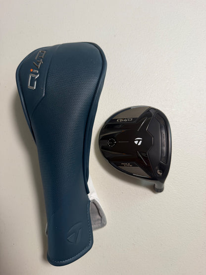 TaylorMade Qi4D Max Lite 3-Wood 15° +HC Head Only MINT