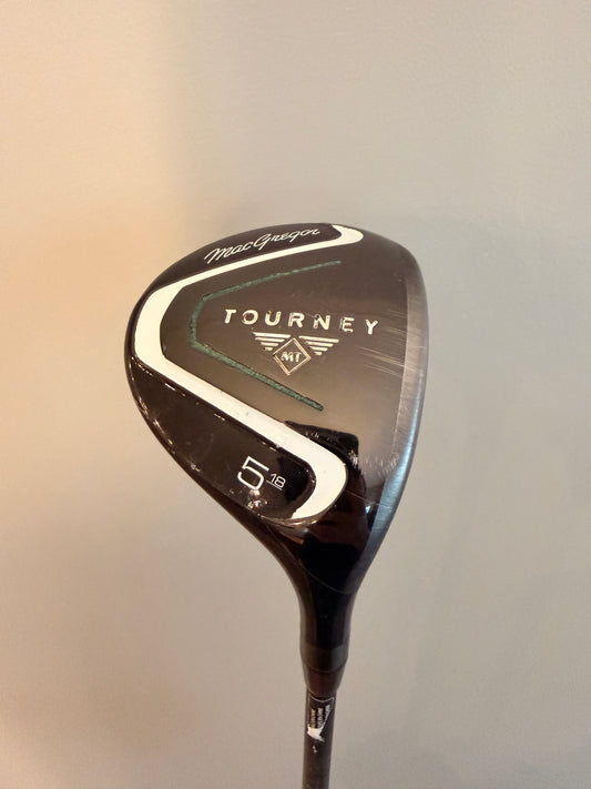 MacGregor Tourney MT 5-Wood 18° Stock Regular Flex 41.75″ +HC