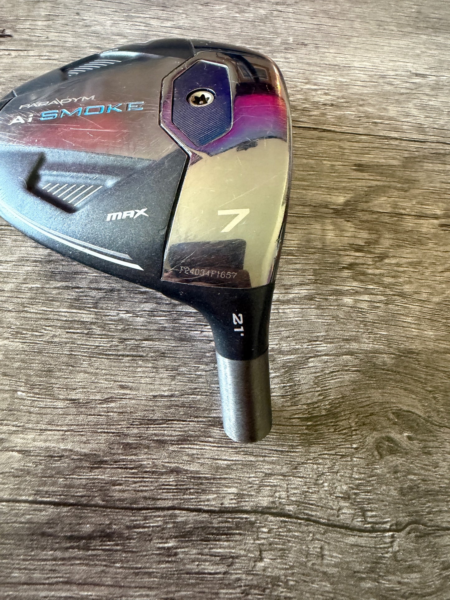 Callaway Paradym Ai Smoke Max 7-Wood 21° Head Only NICE — photo 2