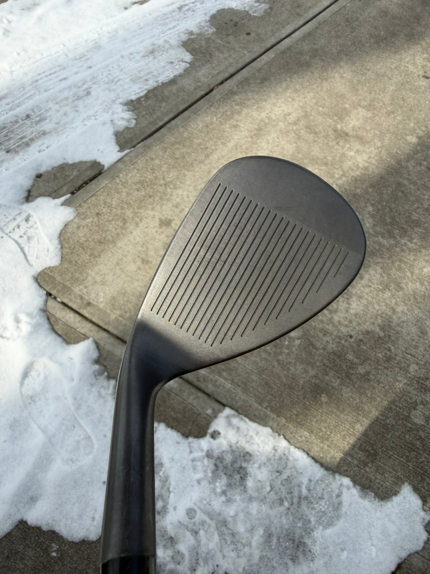 Photo of Maltby Tour Grind Diamonized Black Metal Sand Wedge 56° Stiff Flex Tour Issue S400 Custom Black