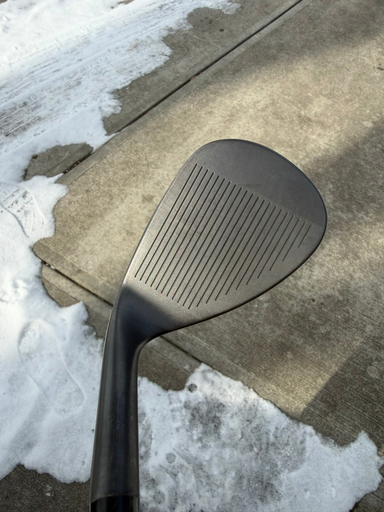 Photo of Maltby Tour Grind Diamonized Black Metal Sand Wedge 56° Stiff Flex Tour Issue S400 Custom Black