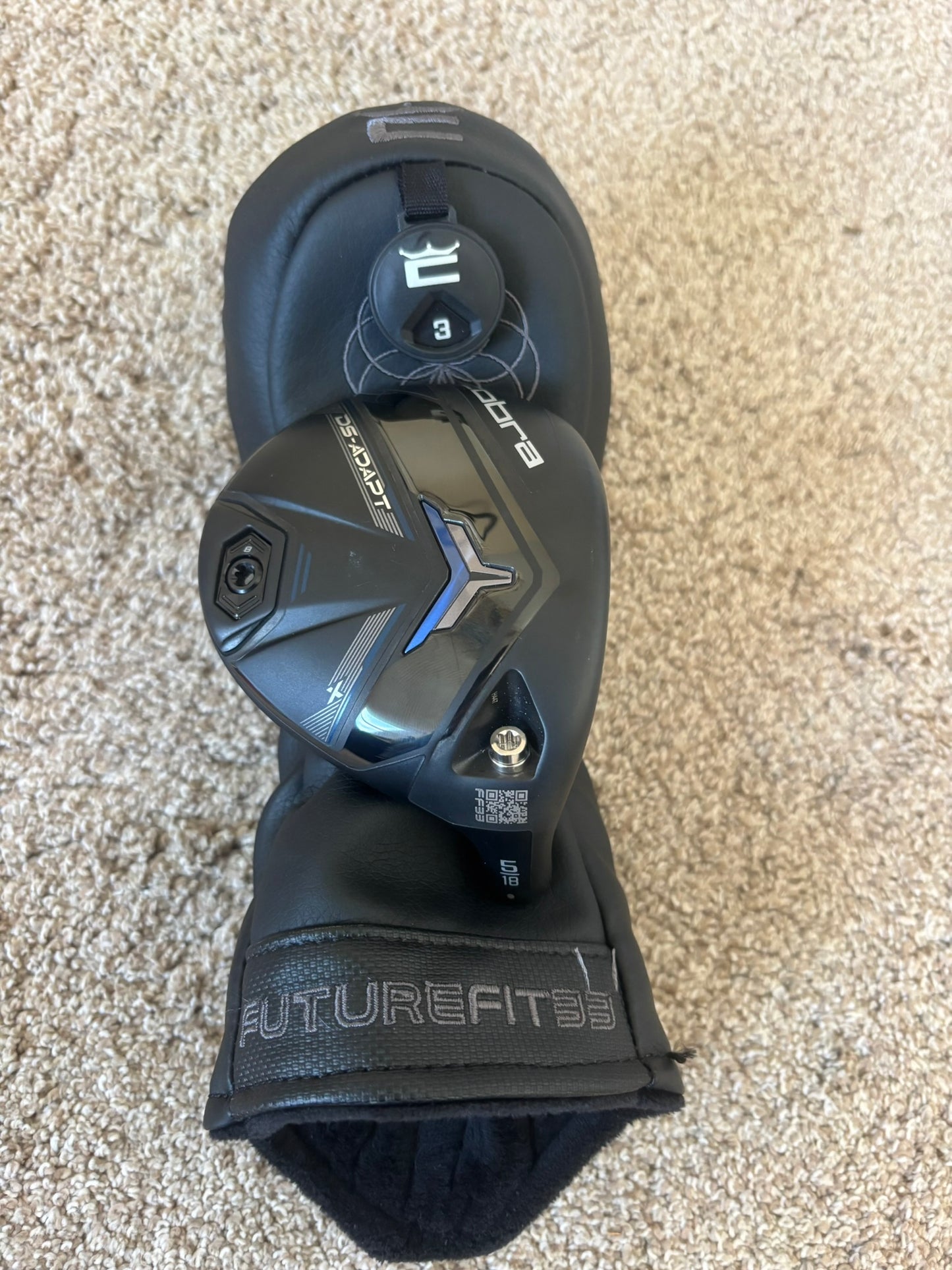 Cobra DS-ADAPT X 5-Wood 18° +HC Head Only MINT