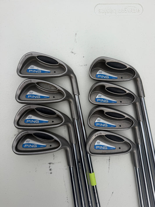 Ping G2 Iron Set 3-PW Black Dot True Temper Stiff Flex