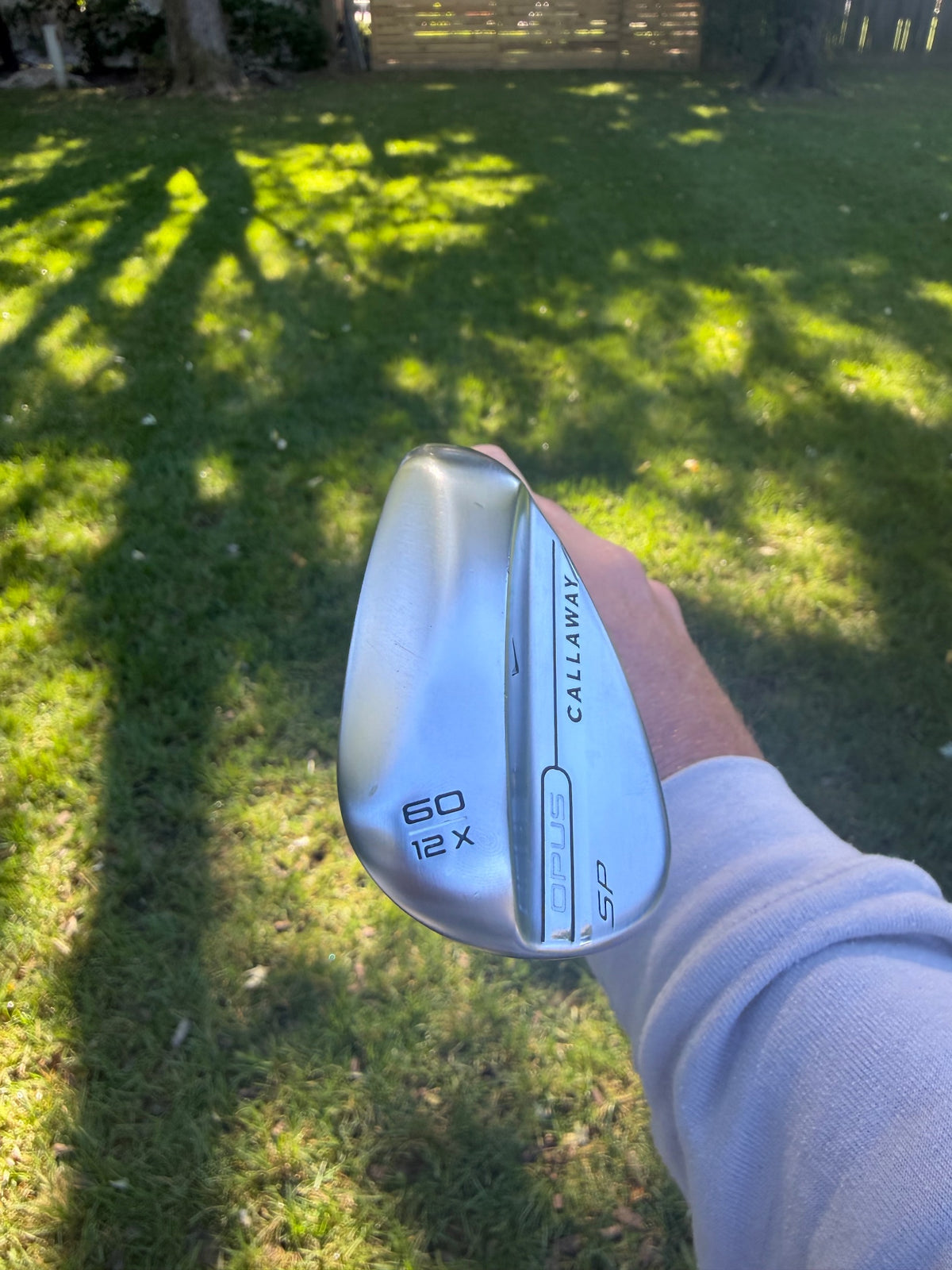 Callaway Opus SP Chrome Lob Wedge 60°/12 Tour Issue S200 Stiff Flex 35.25" NICE — photo 4