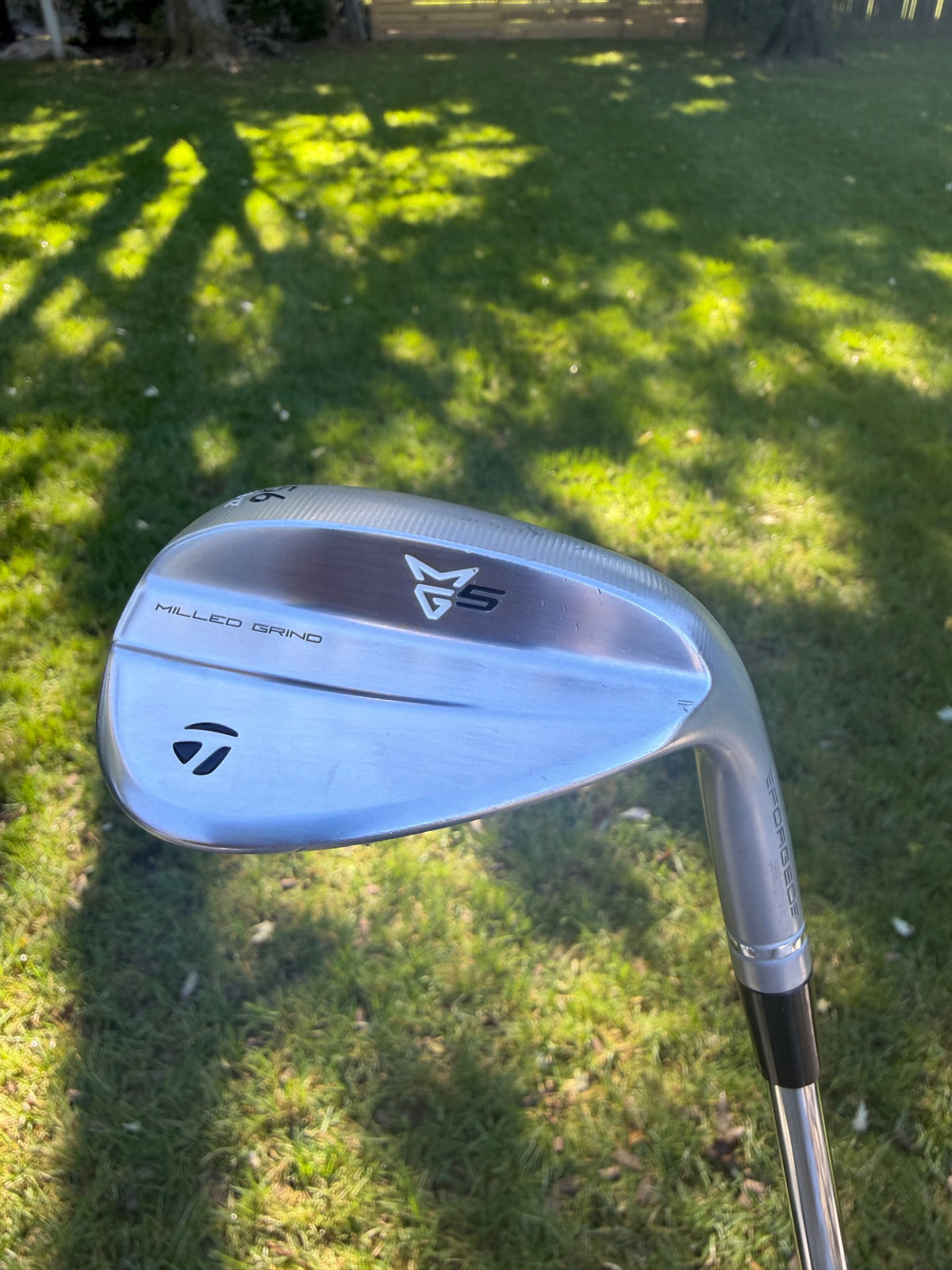 TaylorMade Milled Grind 5 Satin Chrome Sand Wedge 56° / 12 Wedge Flex 35" NICE