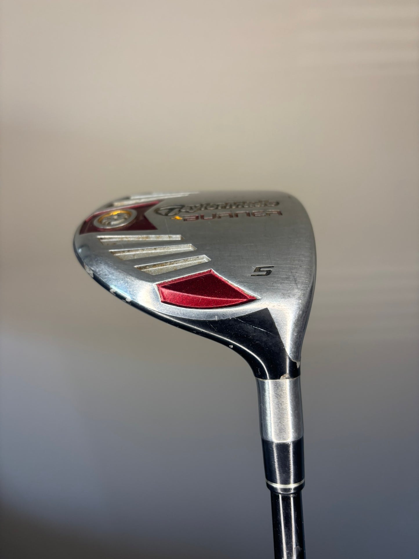 Taylormade 2007 Burner Steel 5-Wood 18° REAX 50g Stiff Flex 42.25″ NICE