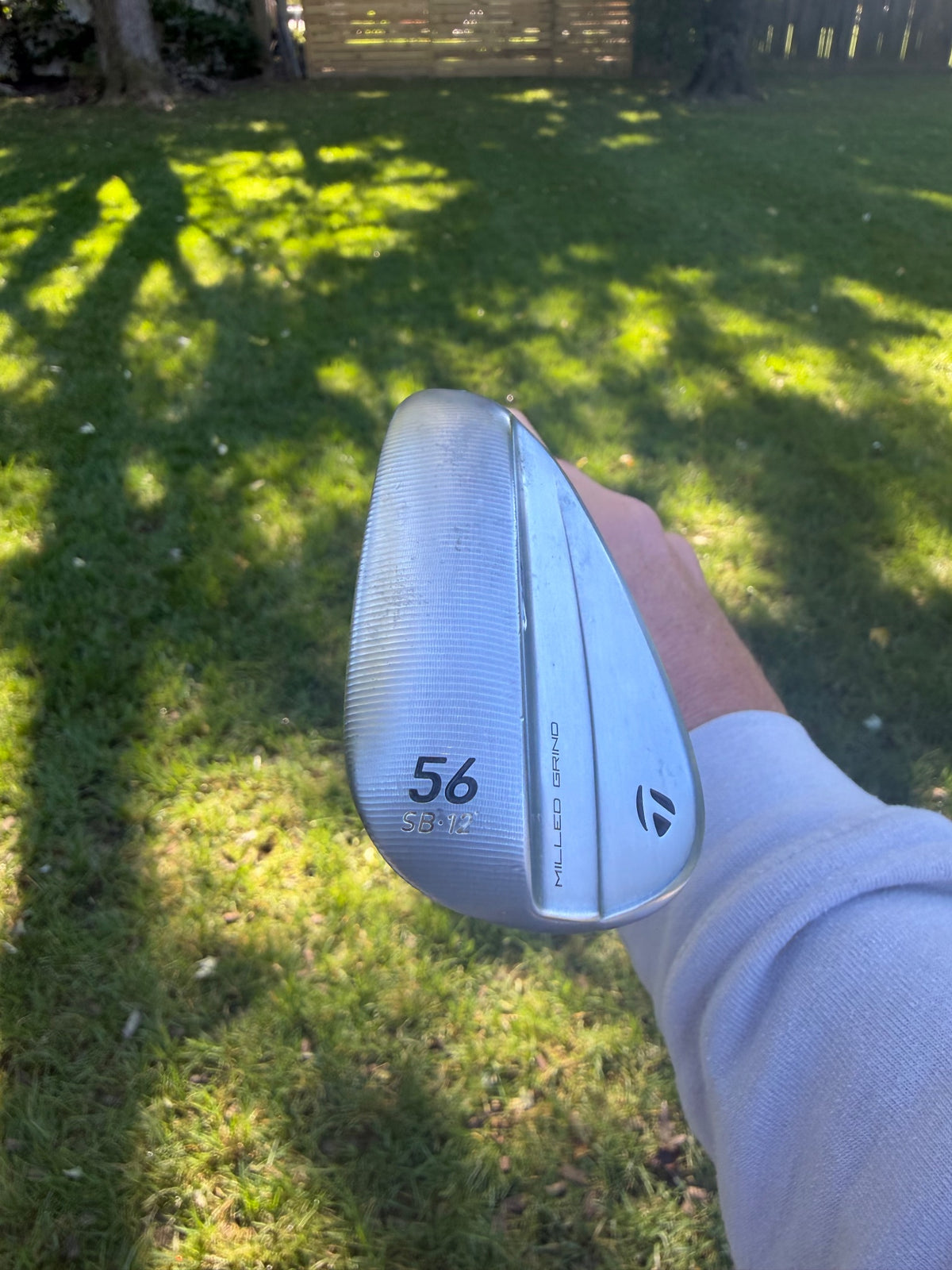 TaylorMade Milled Grind 5 Satin Chrome Sand Wedge 56° / 12 Wedge Flex 35" NICE — photo 4