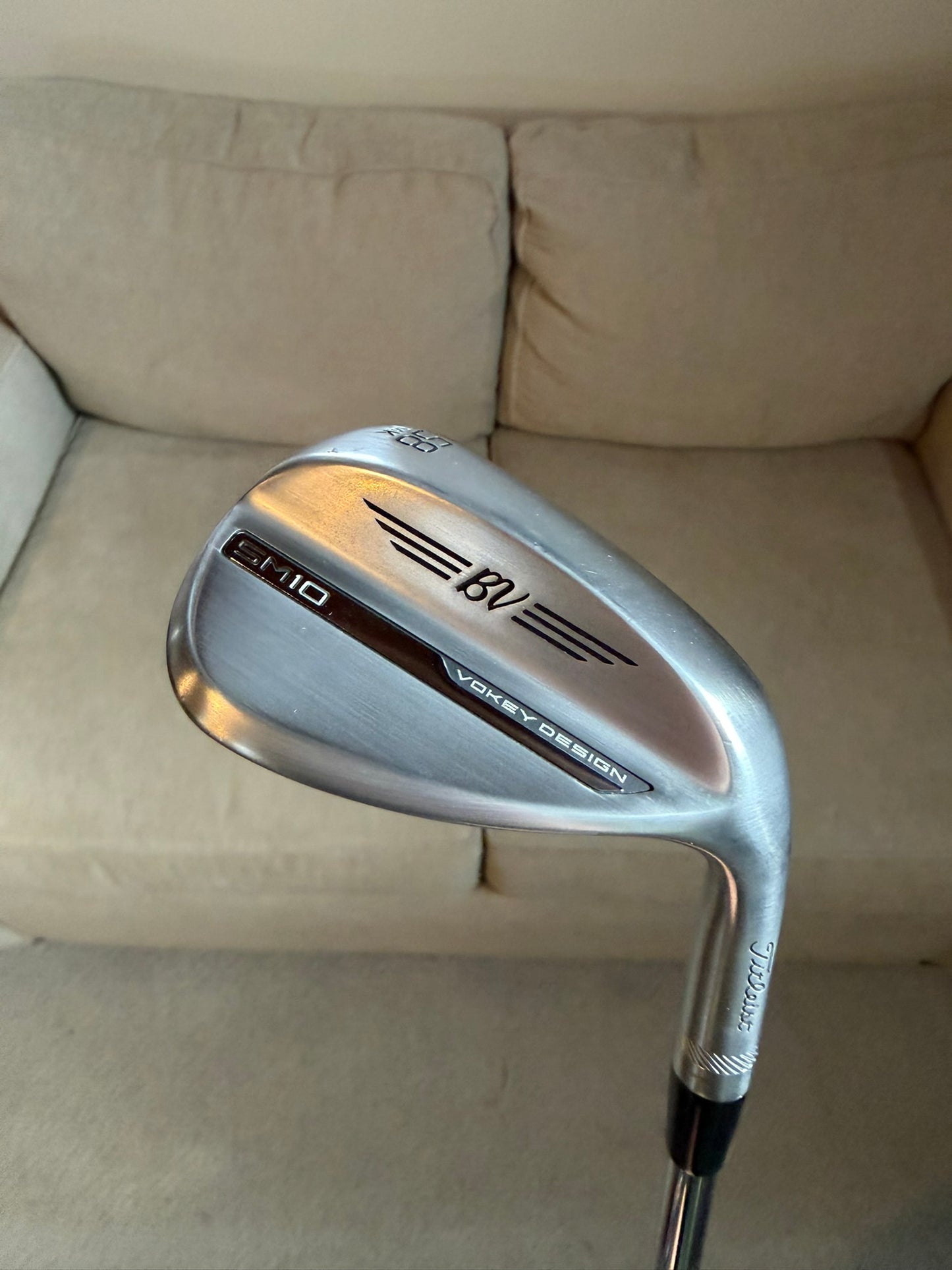 Titleist Vokey SM10 Tour Chrome Lob Wedge 58° / 14 Wedge Flex 35.25″ NICE