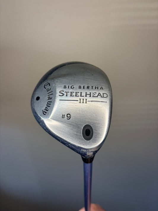 Callaway Big Bertha Steelhead III 9-Wood Graphite Ladies Flex 40.5″