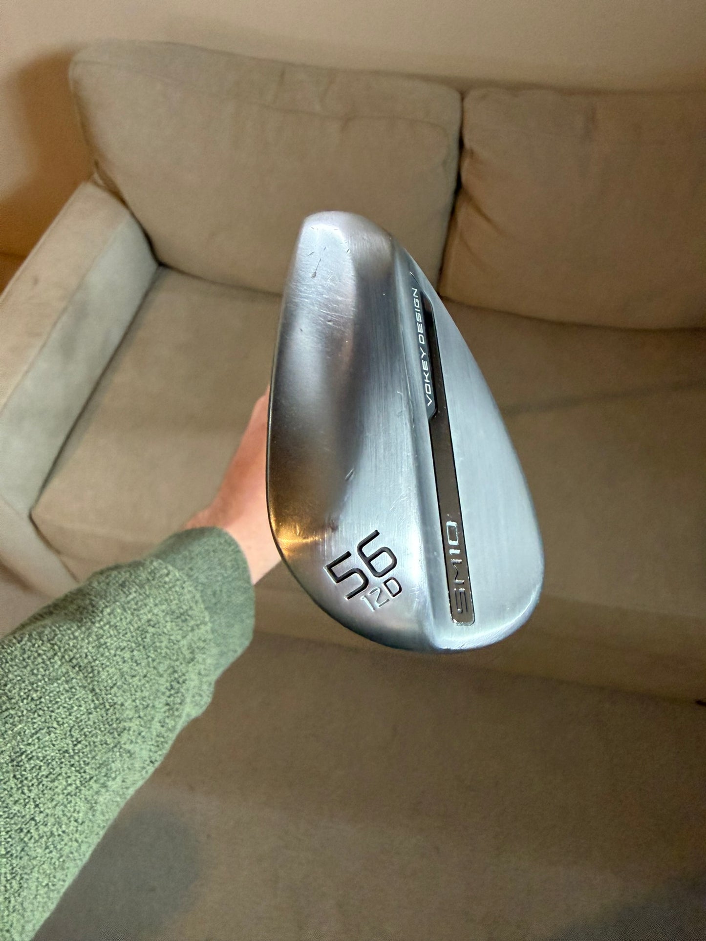 Titleist Vokey SM10 Tour Chrome Sand Wedge 56° / 12 Wedge Flex 35.5″ NICE