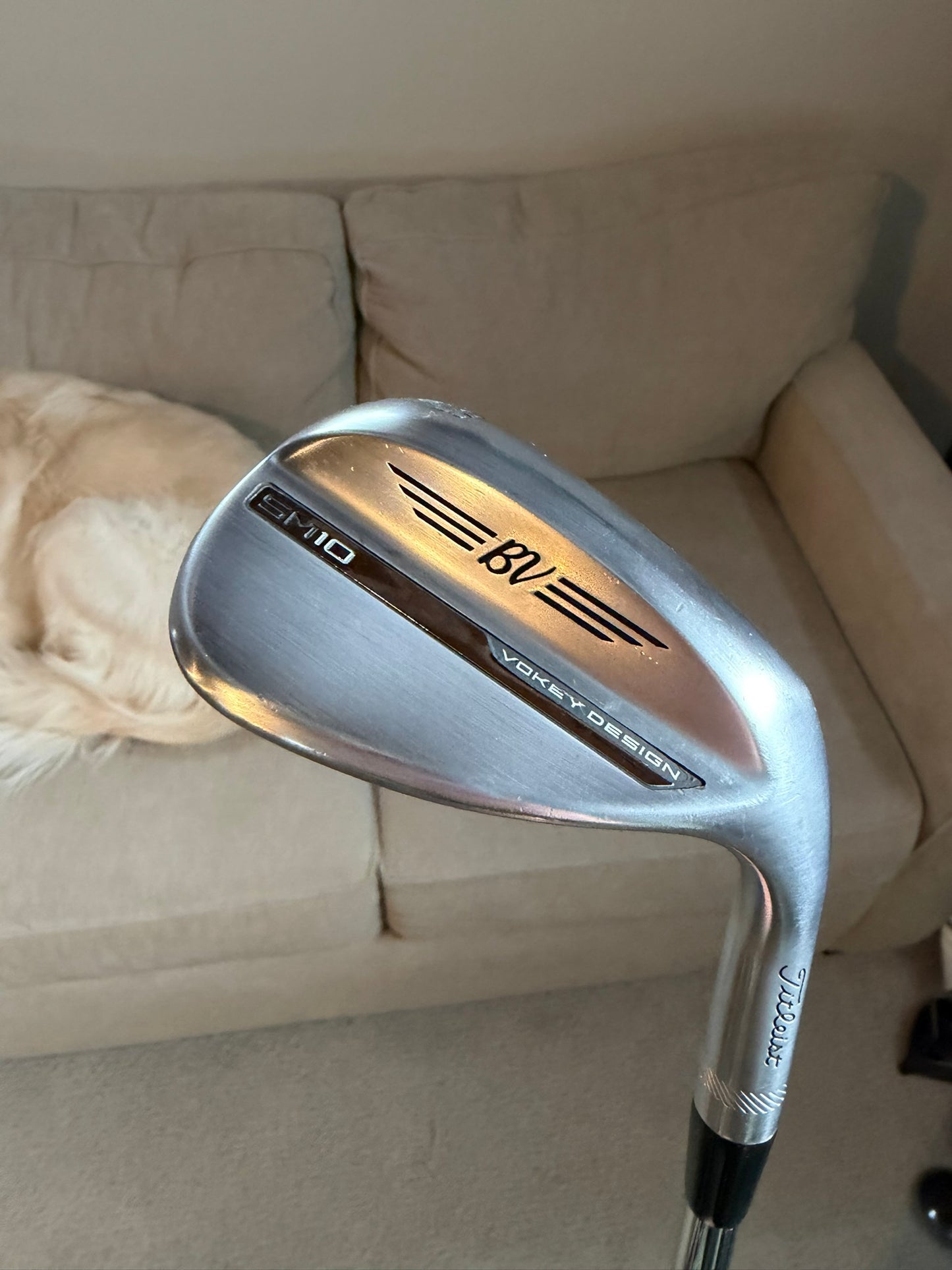 Titleist Vokey SM10 Tour Chrome Lob Wedge 58° / 10 Wedge Flex 35.25″ NICE