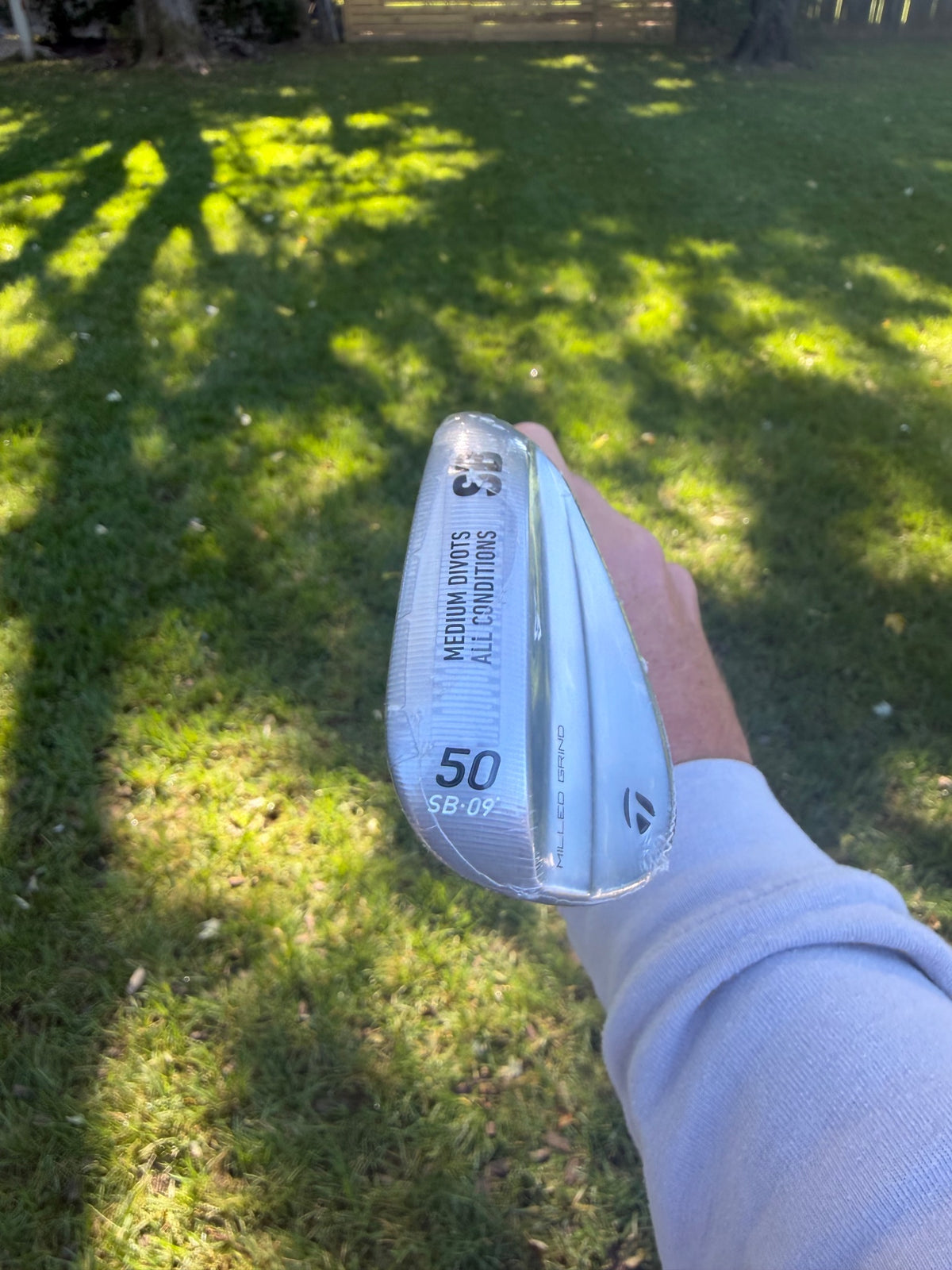 TaylorMade Milled Grind 5 Satin Chrome Gap Wedge 50° / 9 Wedge Flex 35.5" NEW — photo 4
