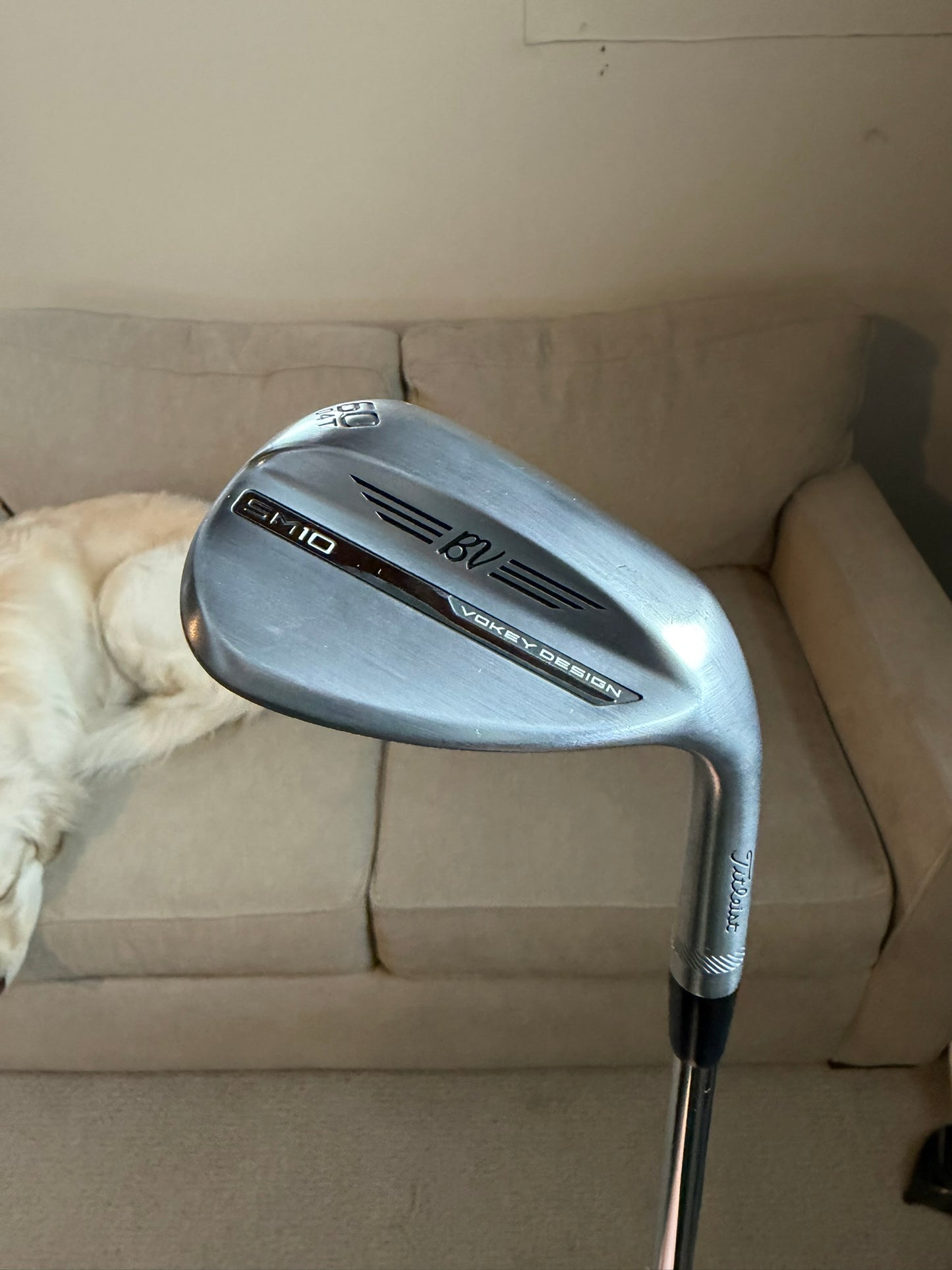 Titleist Vokey SM10 Tour Chrome Lob Wedge 60° / 4 Wedge Flex 35″ NICE