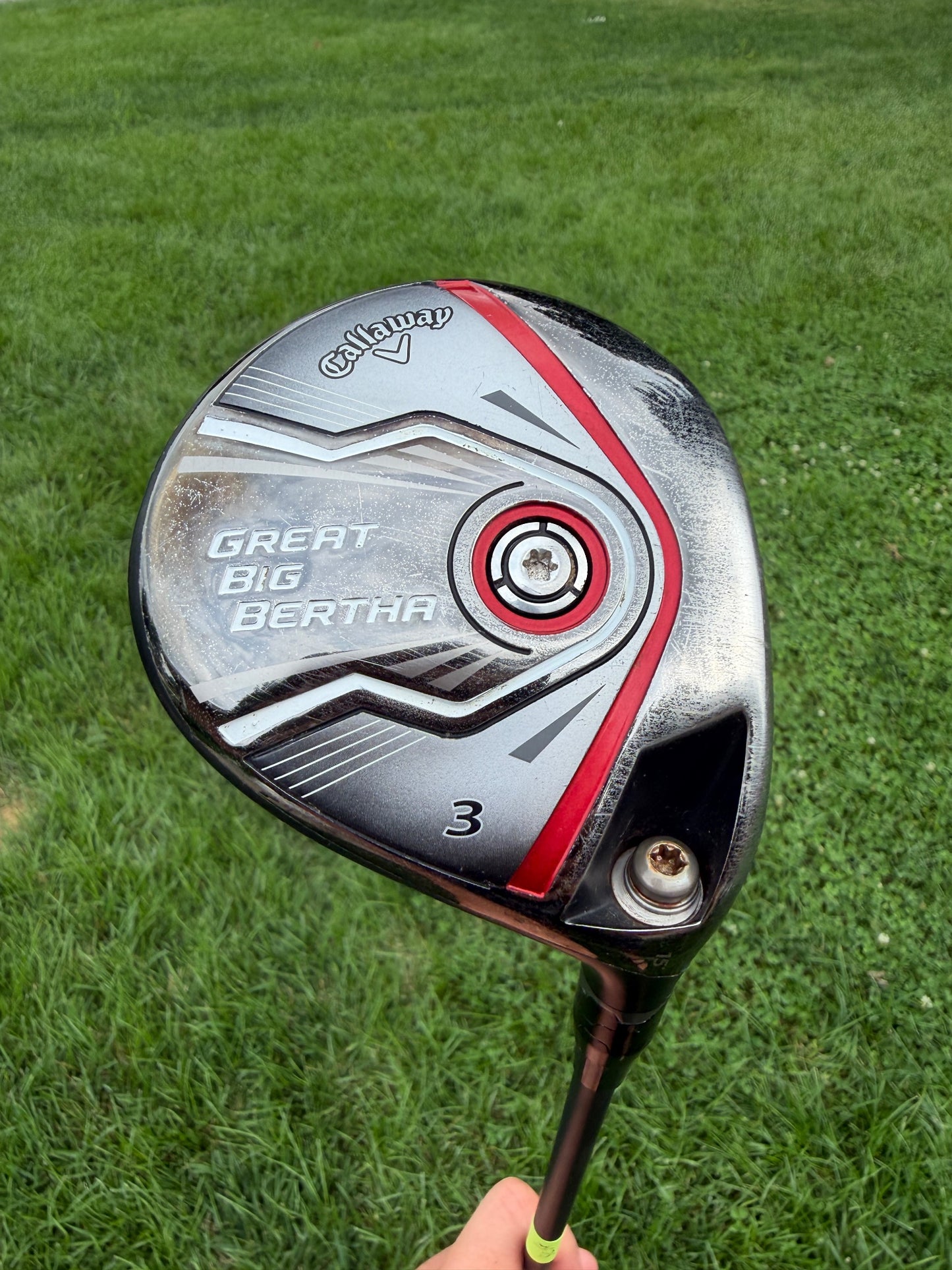 Callaway 2015 Great Big Bertha 3-Wood 15° Hzrdus Smoke Yellow TS Stiff 42.75"