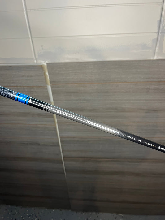 Mitsubishi Tensei AV Blue 55 Stiff Flex Driver Shaft Titleist Tip 44.5″