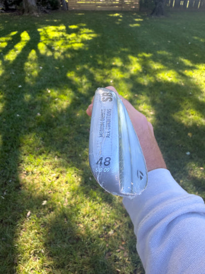TaylorMade Milled Grind 5 Satin Chrome Gap Wedge 48° / 9 Wedge Flex 35.75" NEW — photo 4