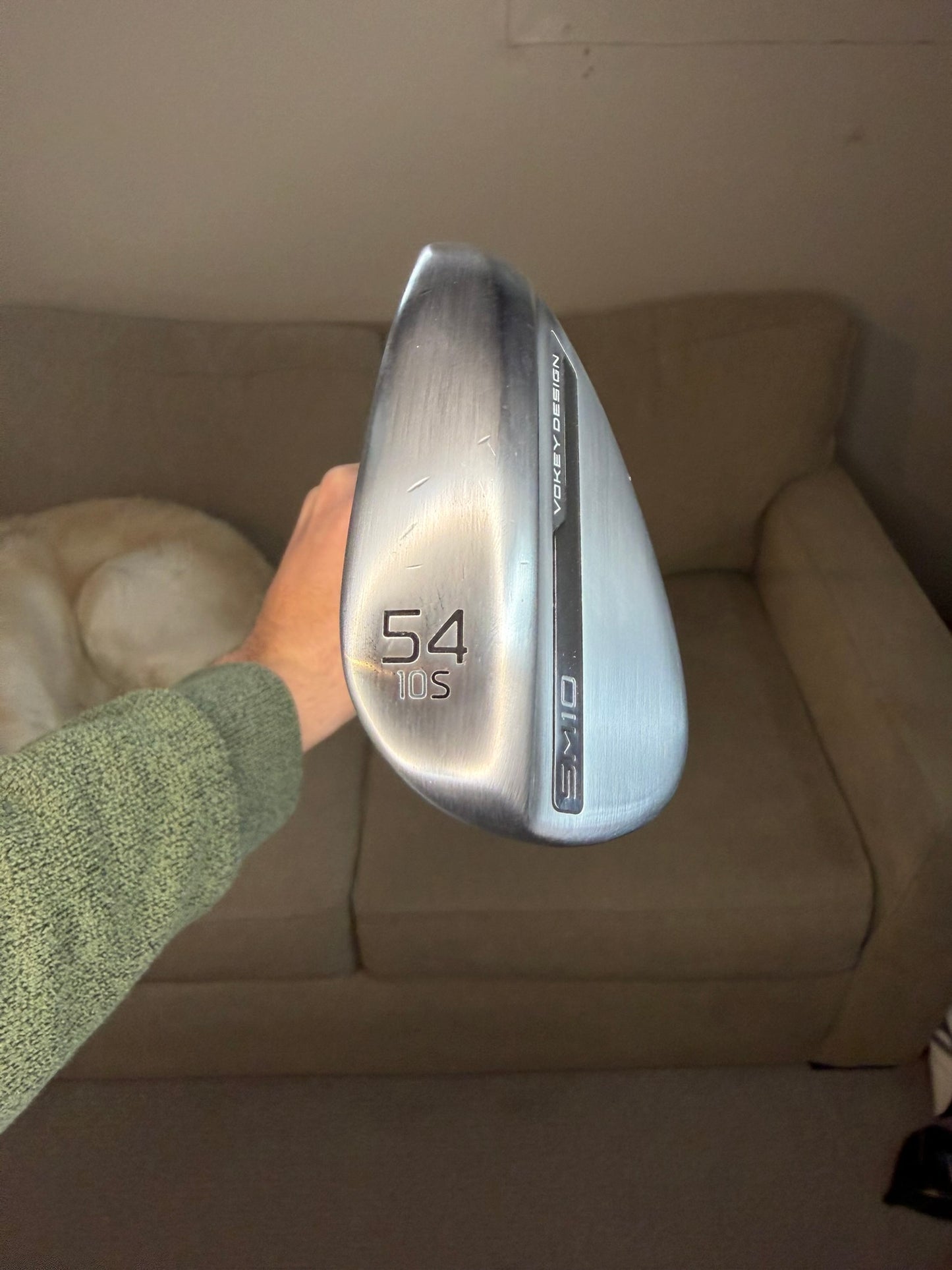 Titleist Vokey SM10 Tour Chrome Sand Wedge 54° / 10 Wedge Flex 35.5″ MINT