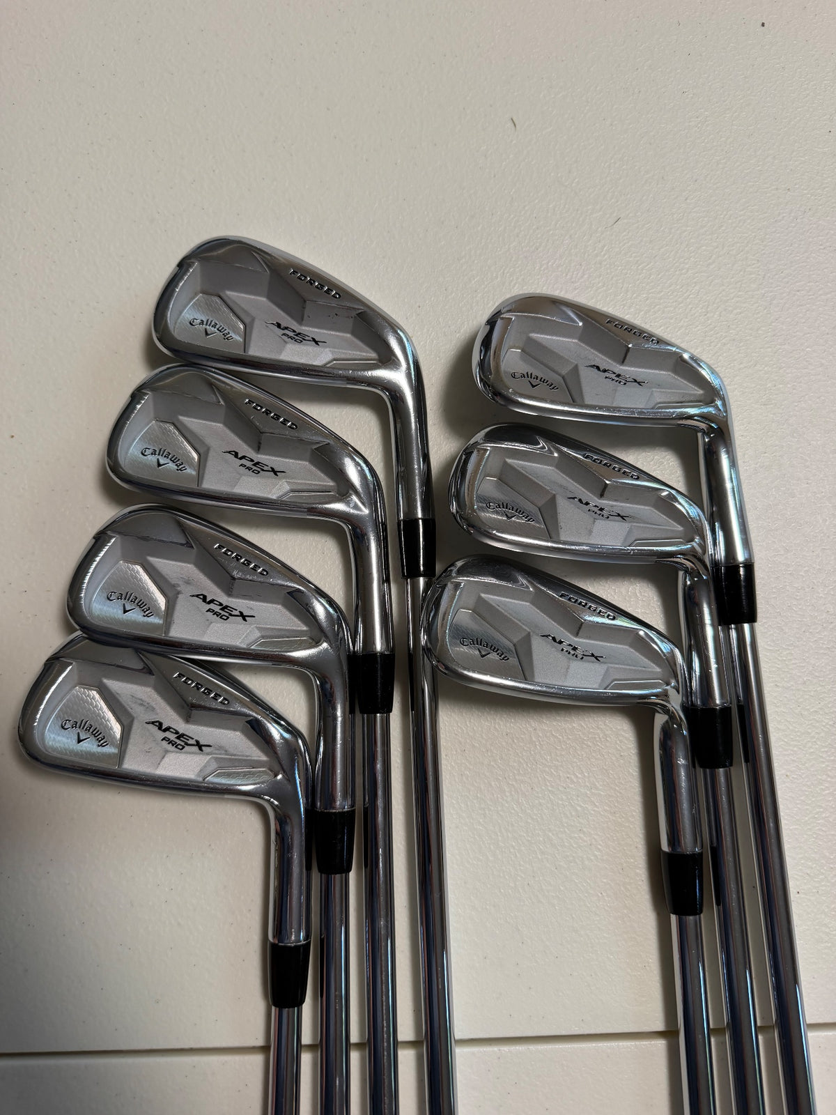 Callaway Apex Pro 19 Single Dot Iron Set 4-PW NSPro Tour105 Stiff Flex NICE/READ