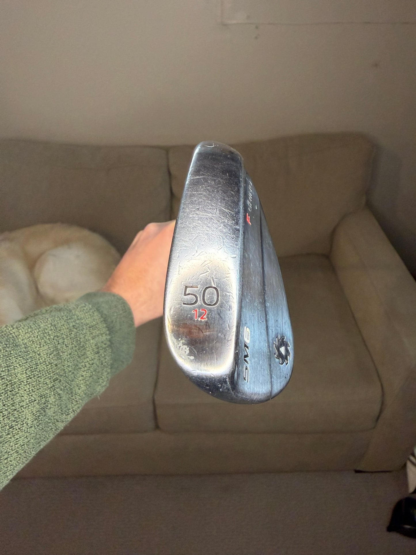 Titleist Vokey SM6 Tour Chrome Gap Wedge 50° / 12 Wedge Flex 36.75″ NICE