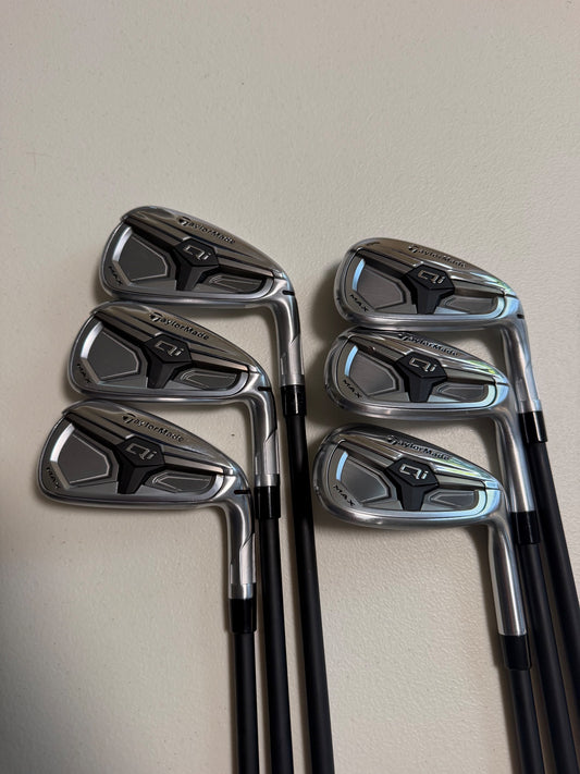 TaylorMade Qi Max Iron Set 5-PW KBS REAX Regular Flex NICE
