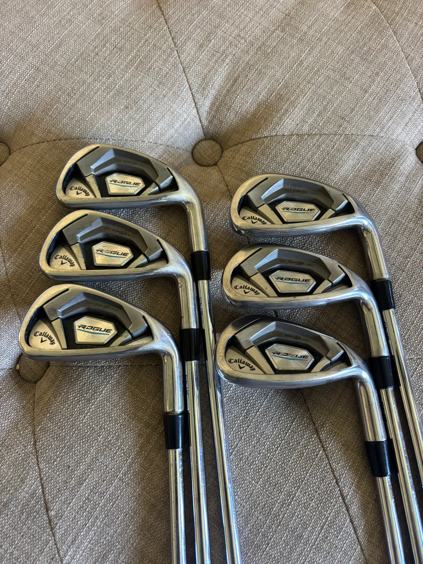 Callaway Rogue CF18 Iron Set 5-PW Steel Shaft Regular Flex STD NICE