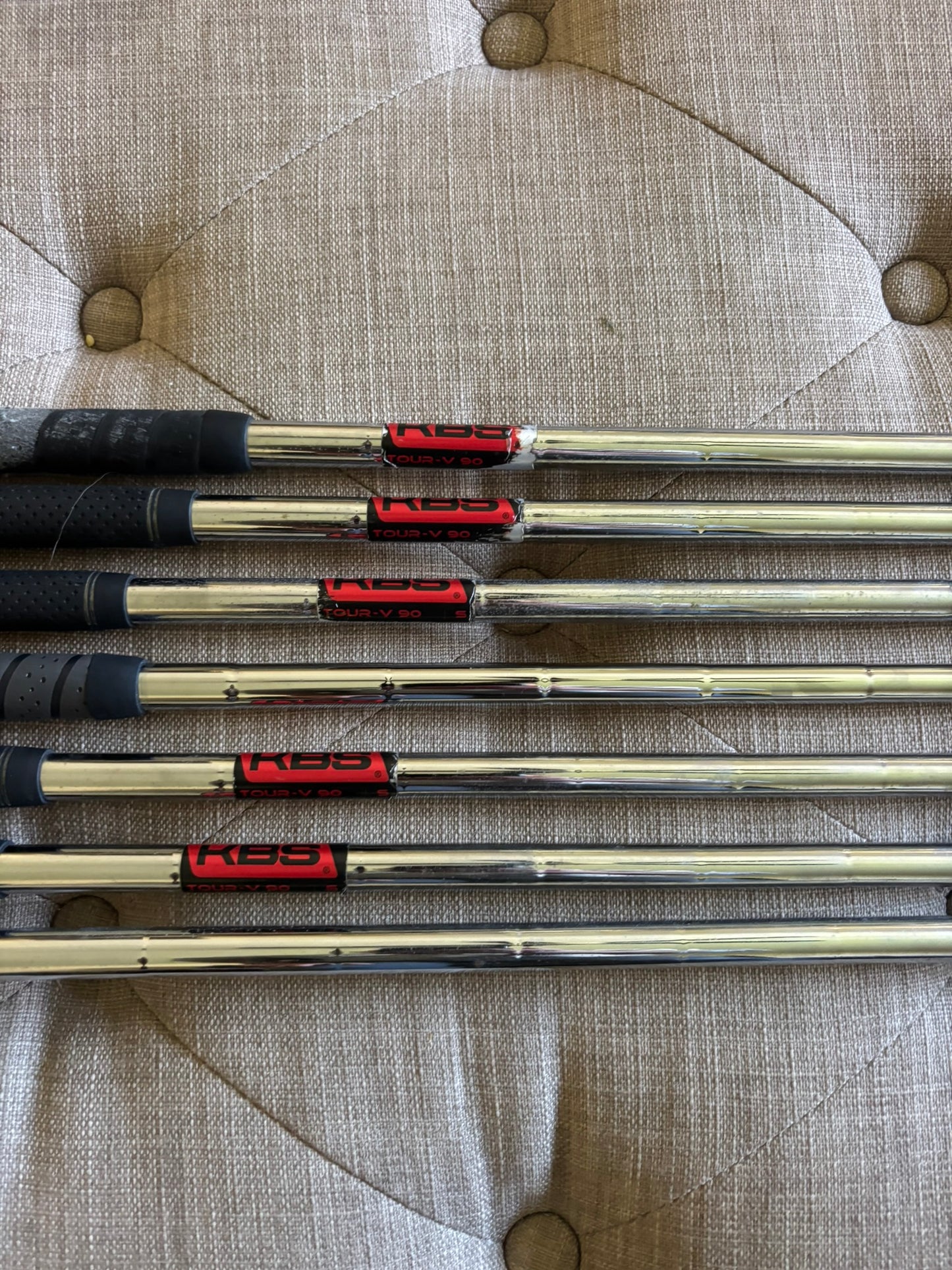 Callaway XR Pro Iron Set 4-PW KBS Tour V 90g Stiff Flex STD READ