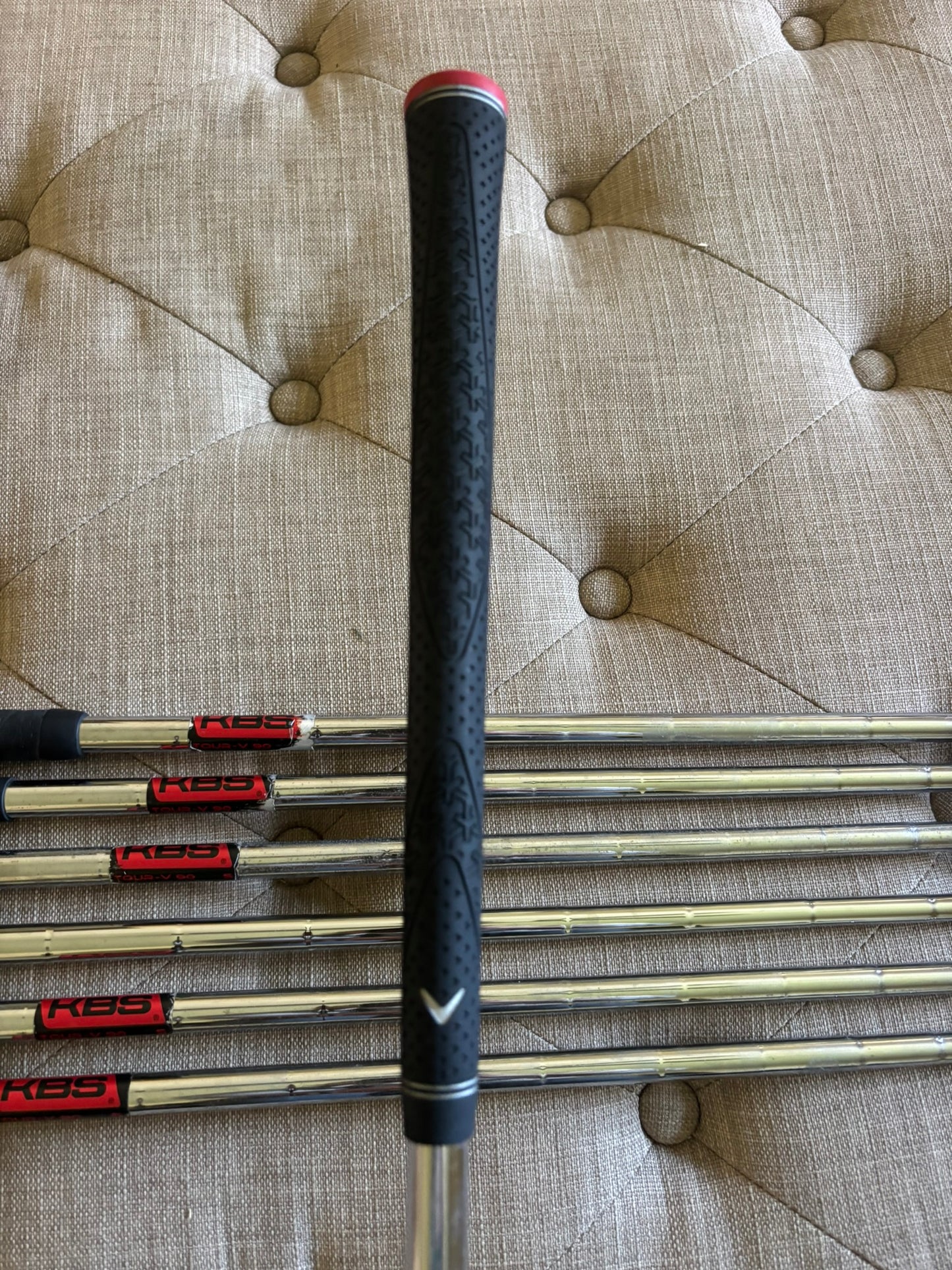 Callaway XR Pro Iron Set 4-PW KBS Tour V 90g Stiff Flex STD READ