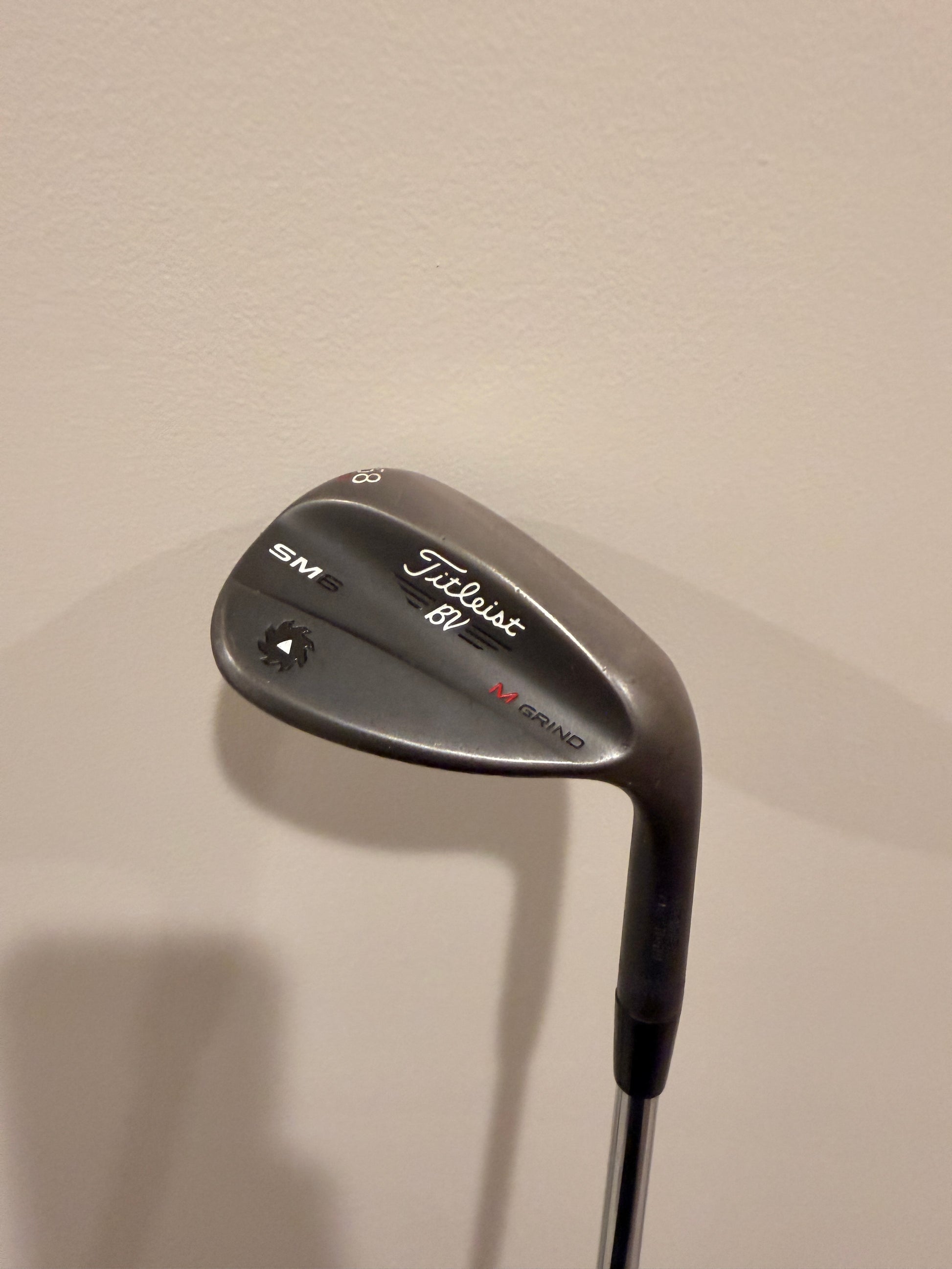 Photo of Titleist Vokey SM6 Jet Black Wedge 58° Wedge Flex Stock