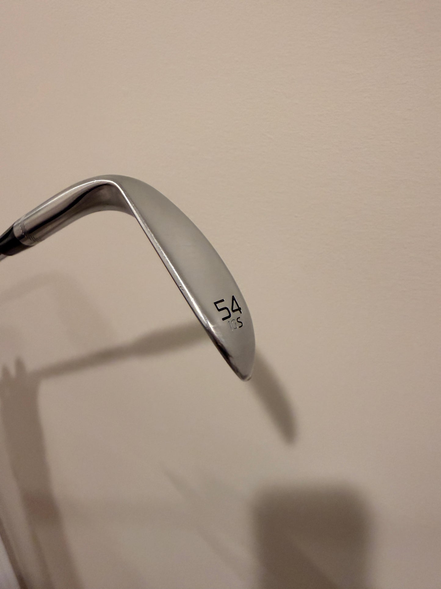 Photo of Titleist Vokey SM10 Tour Chrome Wedge 54° Wedge Flex Stock Demo