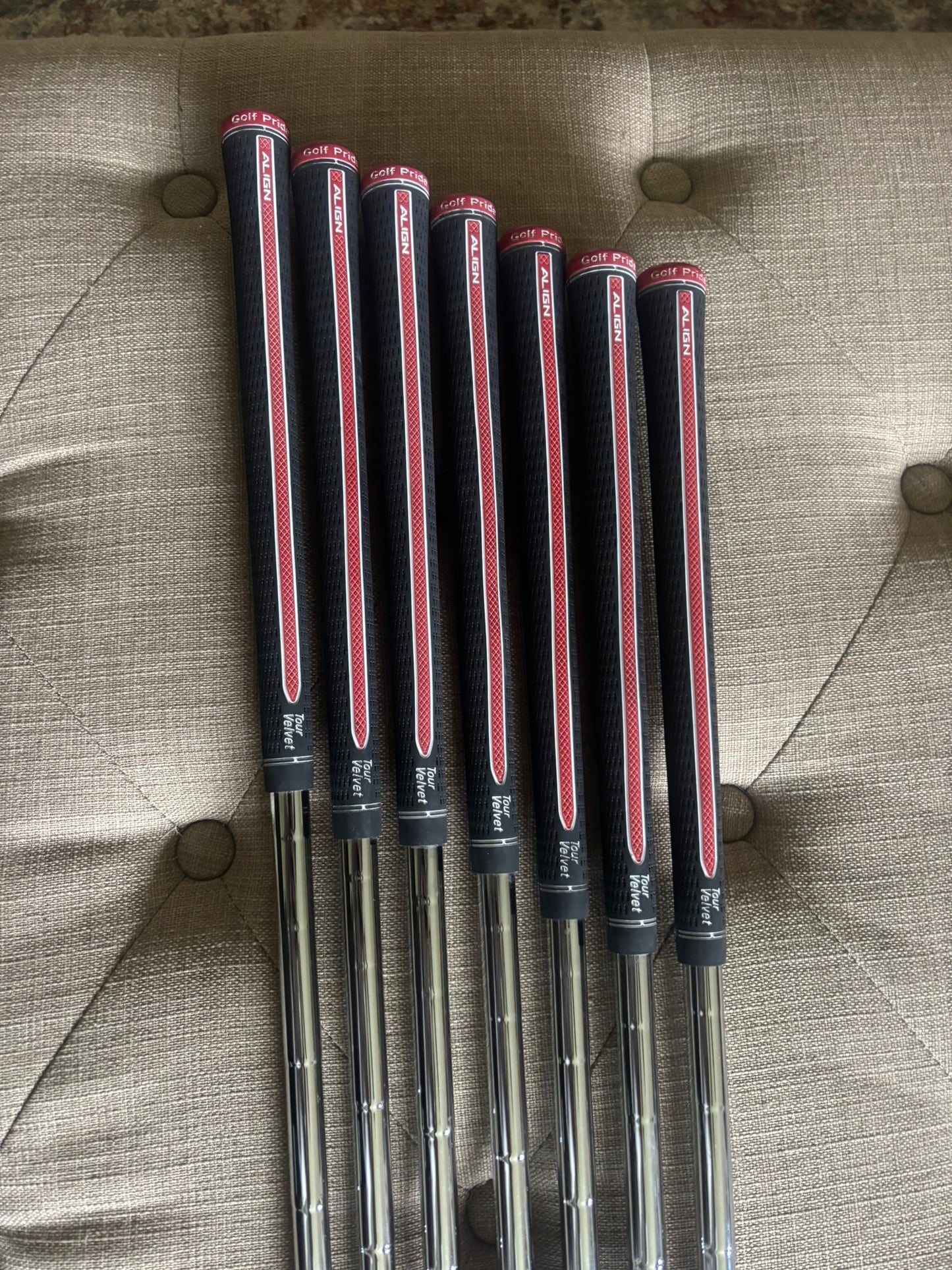 Ping S55 Iron Set 4-PW Orange Dot Z-Z65 Stiff Flex STD NICE