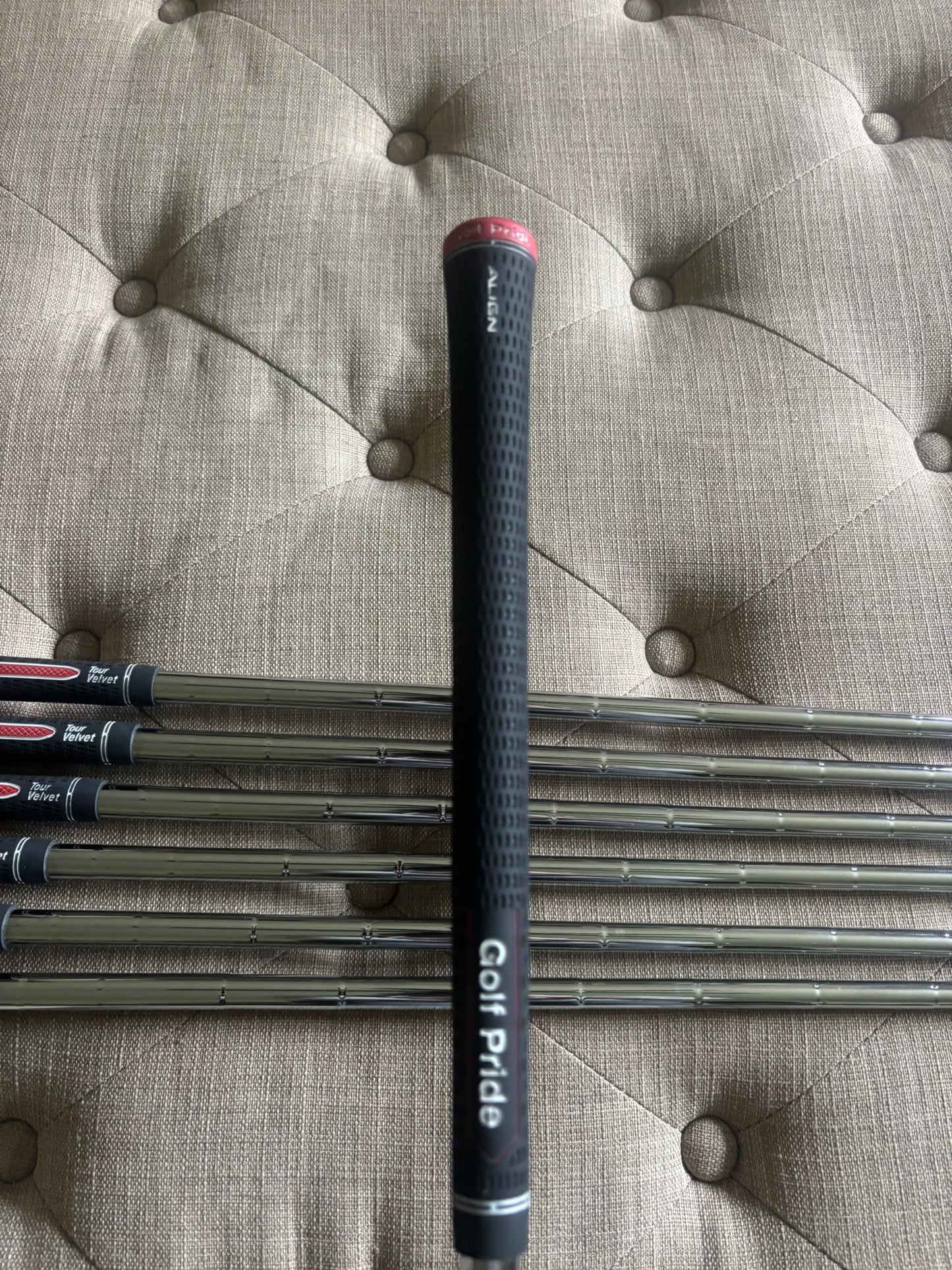 Ping S55 Iron Set 4-PW Orange Dot Z-Z65 Stiff Flex STD NICE