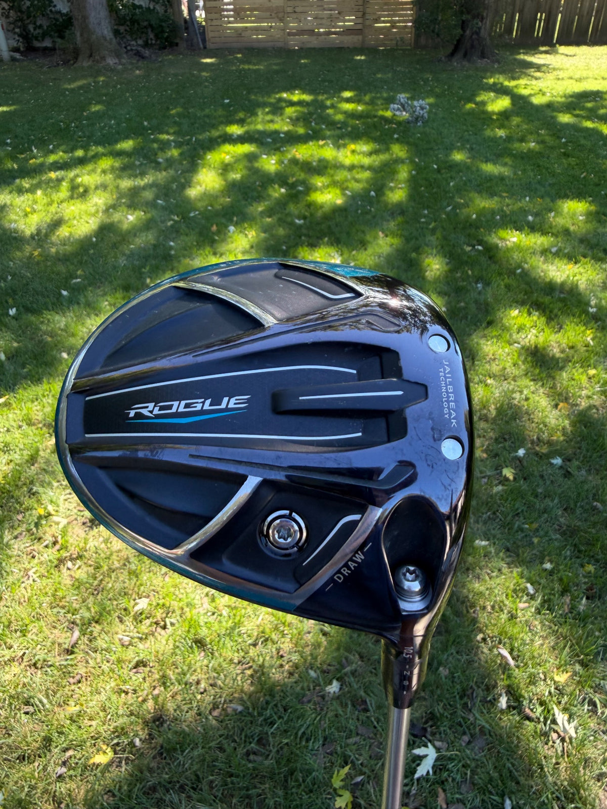 Callaway Rogue Draw Driver 10.5° Quaranta Blue Senior Flex 45" NICE