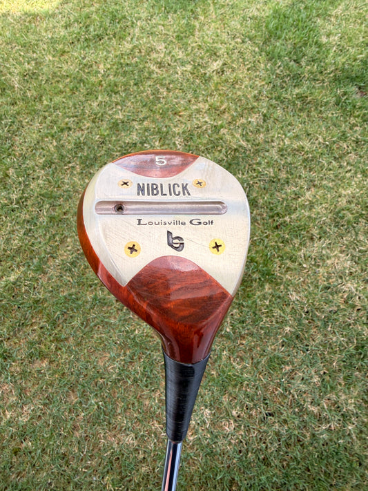 Louisville Golf Niblick 5-Wood Stock Regular Flex 41.25″ +HC NICE