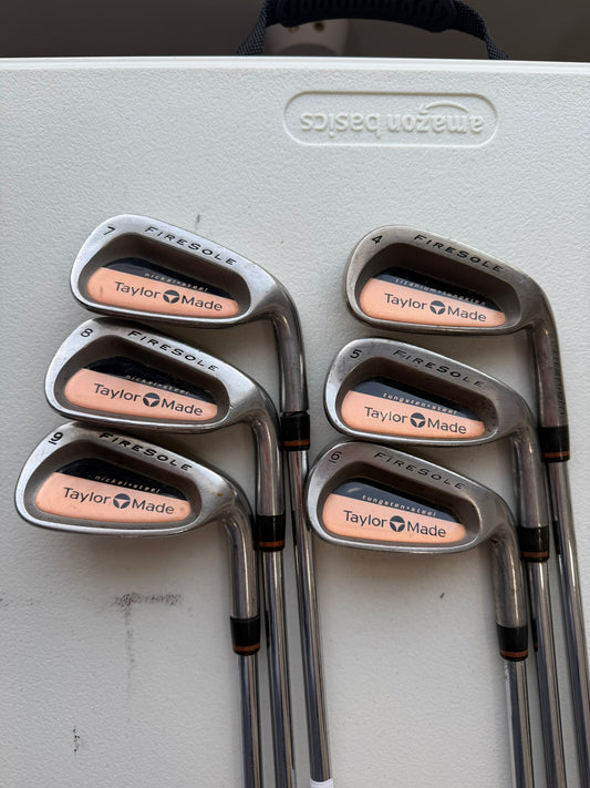 Photo of Taylormade Firesole Iron Set Regular Flex Rifle R-80