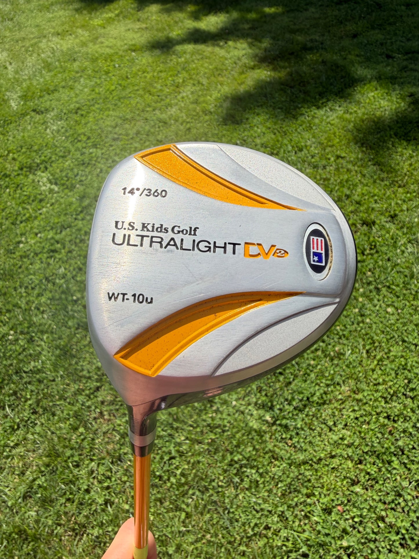 US Kids Ultralight DV2 Driver 14° 63" WT-10 Youth Flex Lefty 41.75" +HC NICE