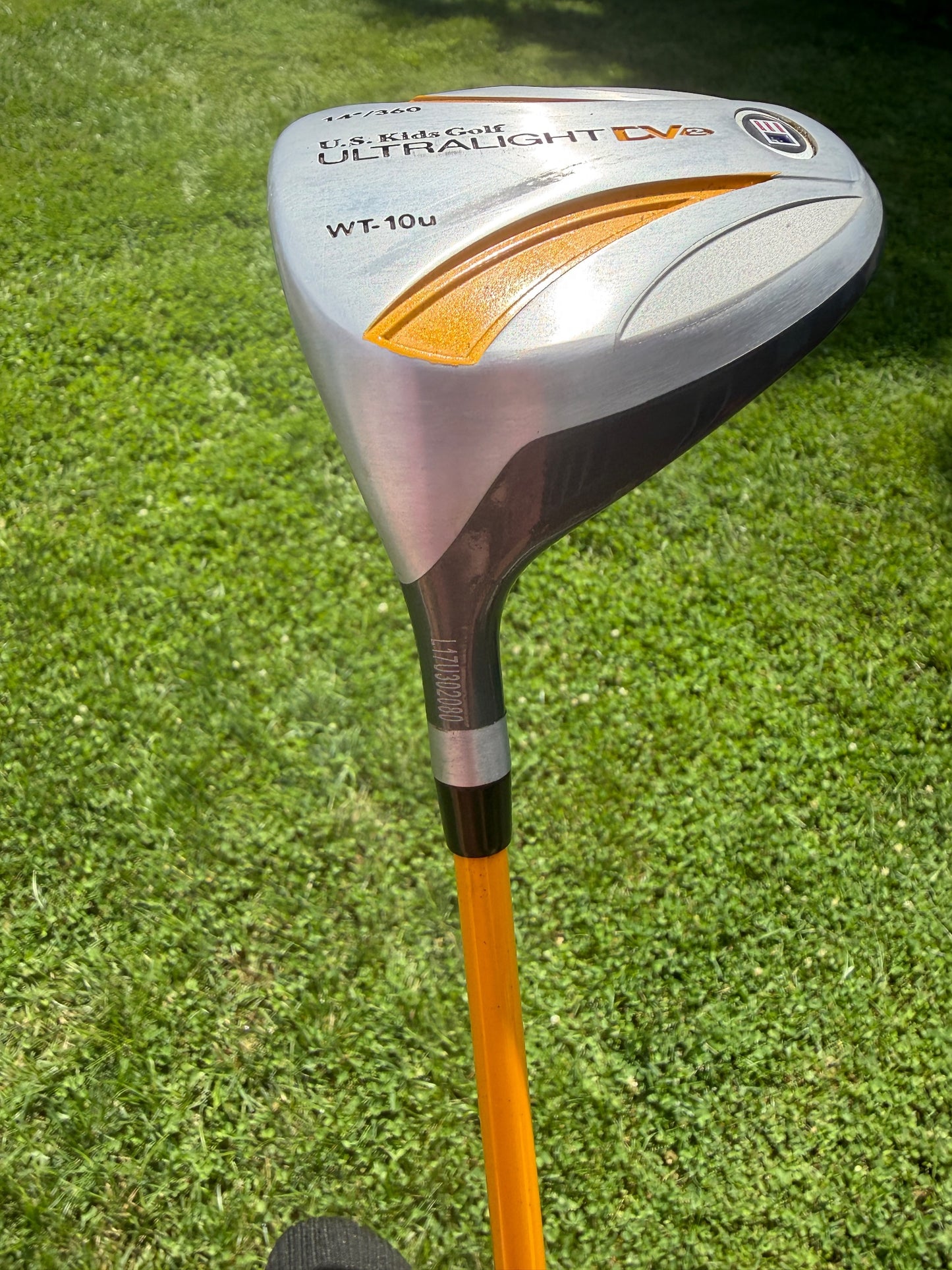 US Kids Ultralight DV2 Driver 14° 63" WT-10 Youth Flex Lefty 41.75" +HC NICE — photo 5