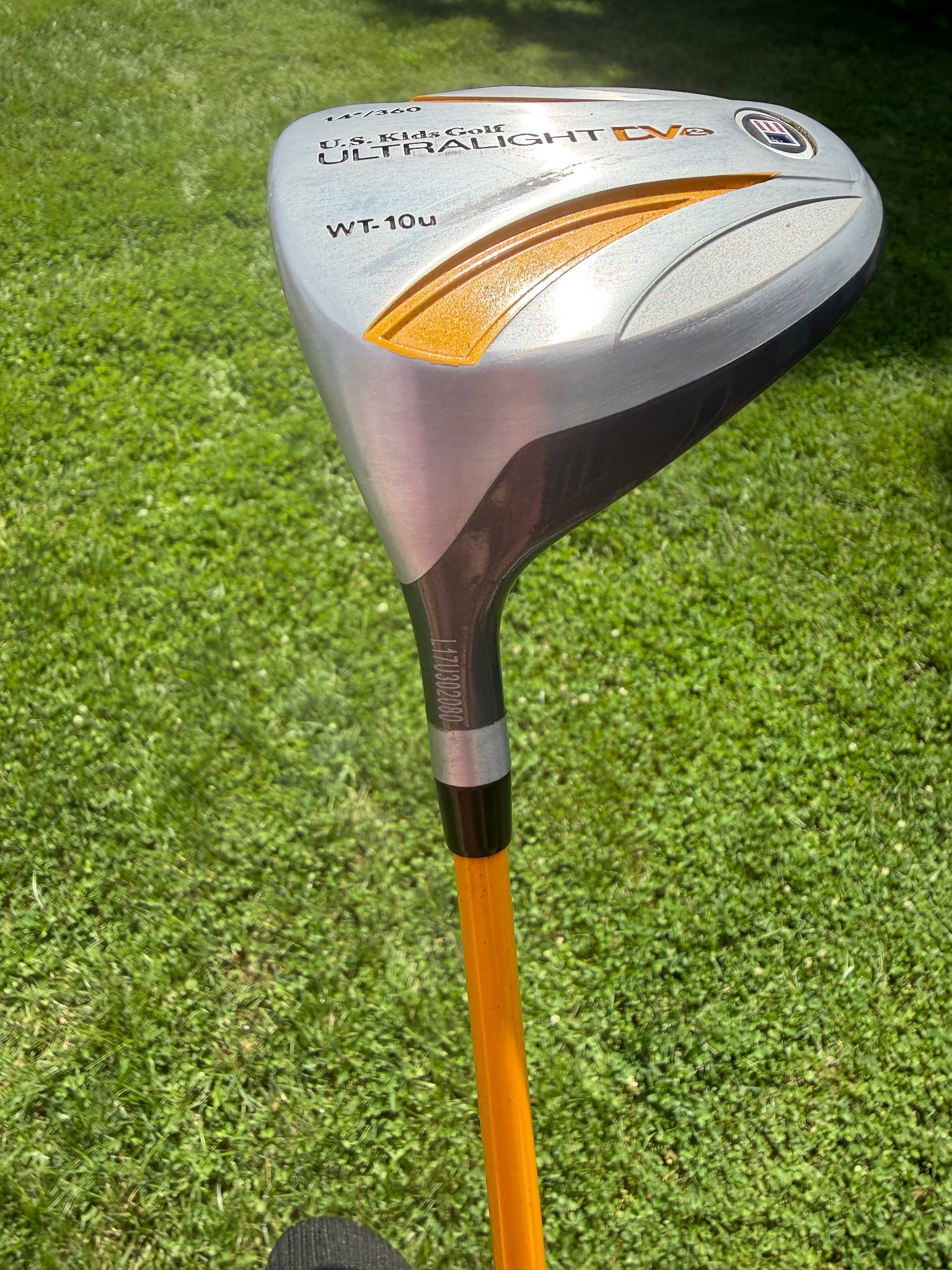 US Kids Ultralight DV2 Driver 14° 63" WT-10 Youth Flex Lefty 41.75" +HC NICE — photo 5