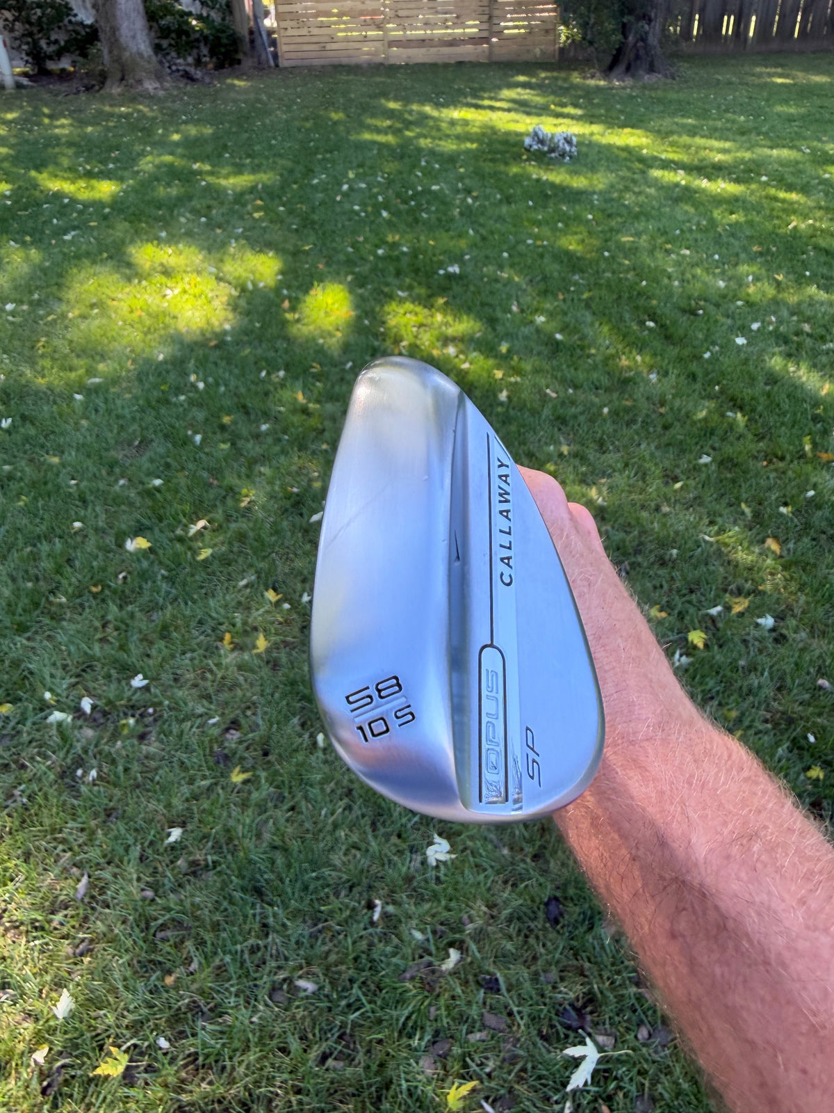 Callaway Opus SP Chrome Lob Wedge 58° / 10 DG S200 Stiff Flex 35" MINT — photo 4