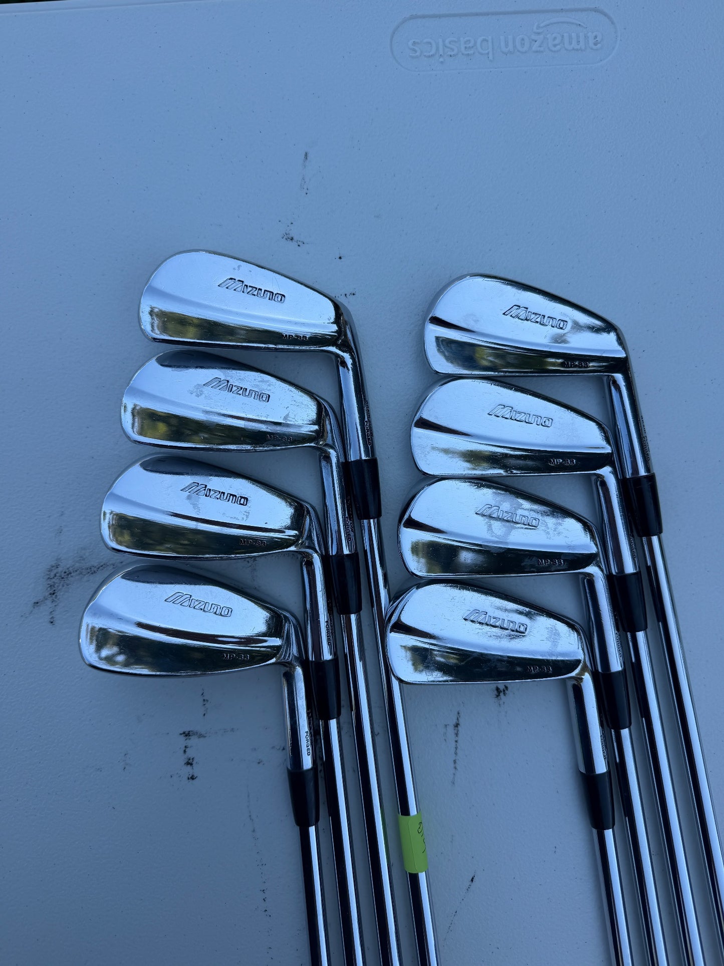 Mizuno MP 33 Iron Set 3-PW FCM Rifle Flighted Stiff Flex +1/4"