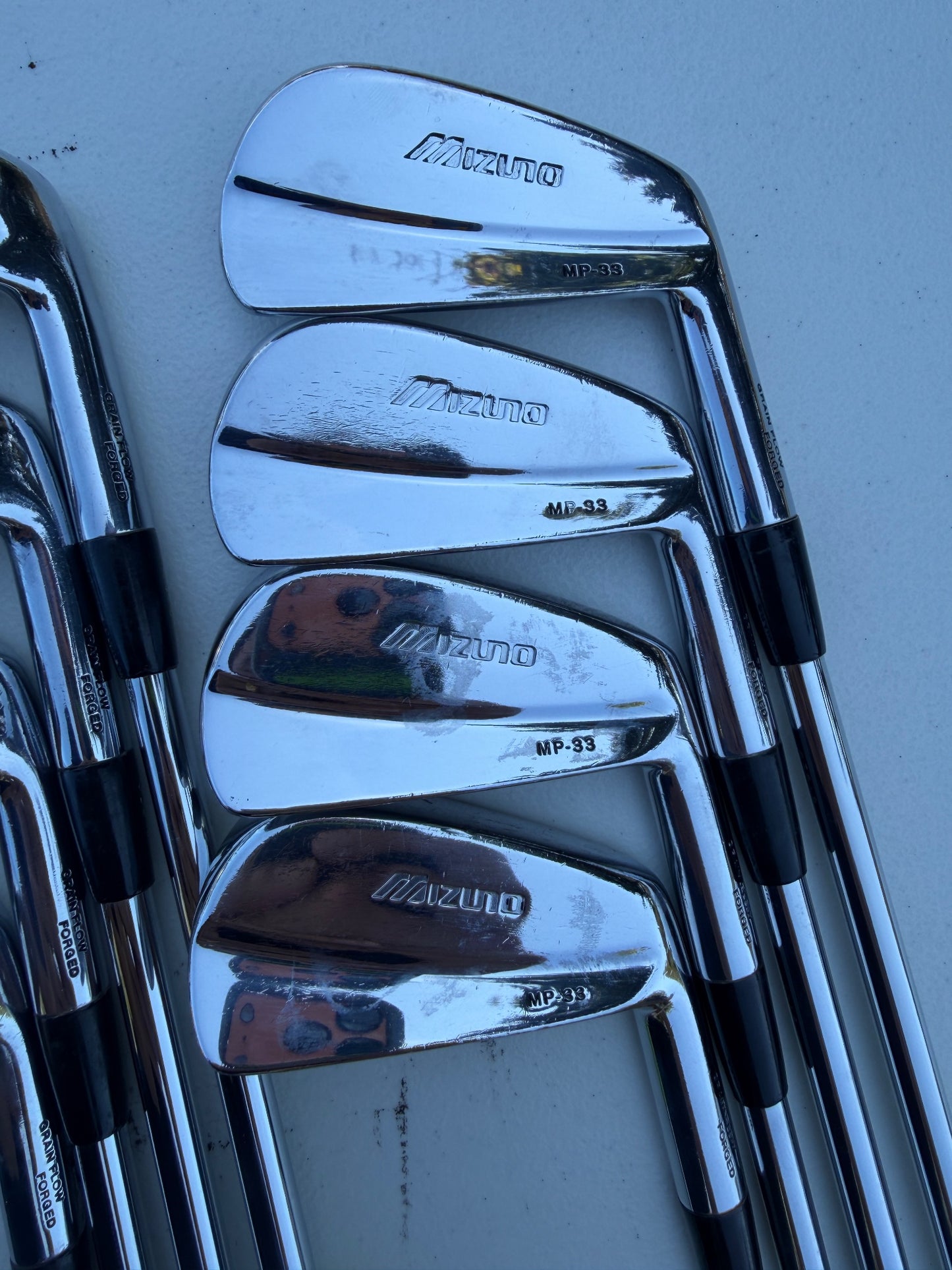Mizuno MP 33 Iron Set 3-PW FCM Rifle Flighted Stiff Flex +1/4" — photo 3