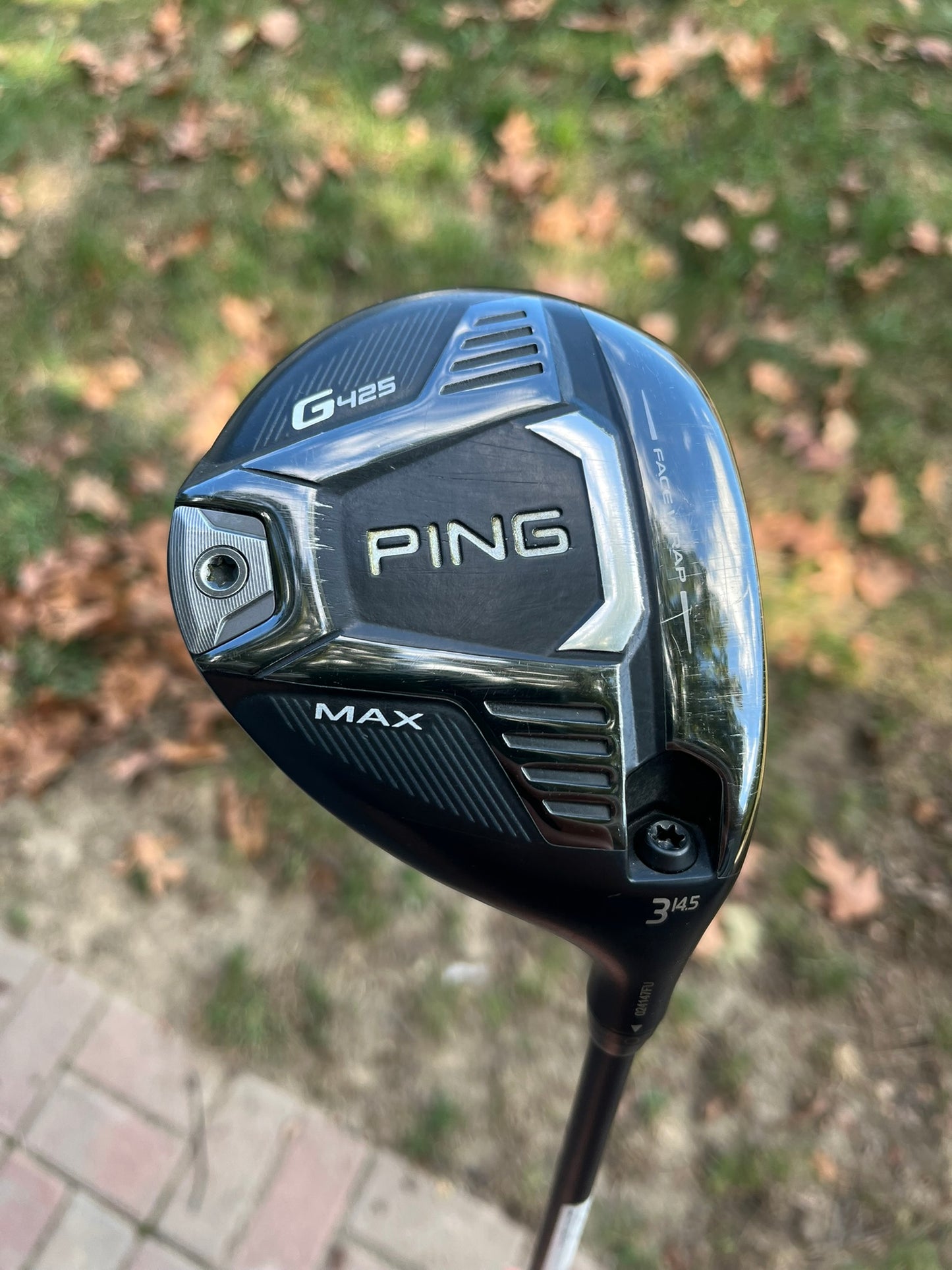 Ping G425 Max 3-Wood 14.5° Alta CB Red 65 Stiff Flex 42.75″ +HC NICE