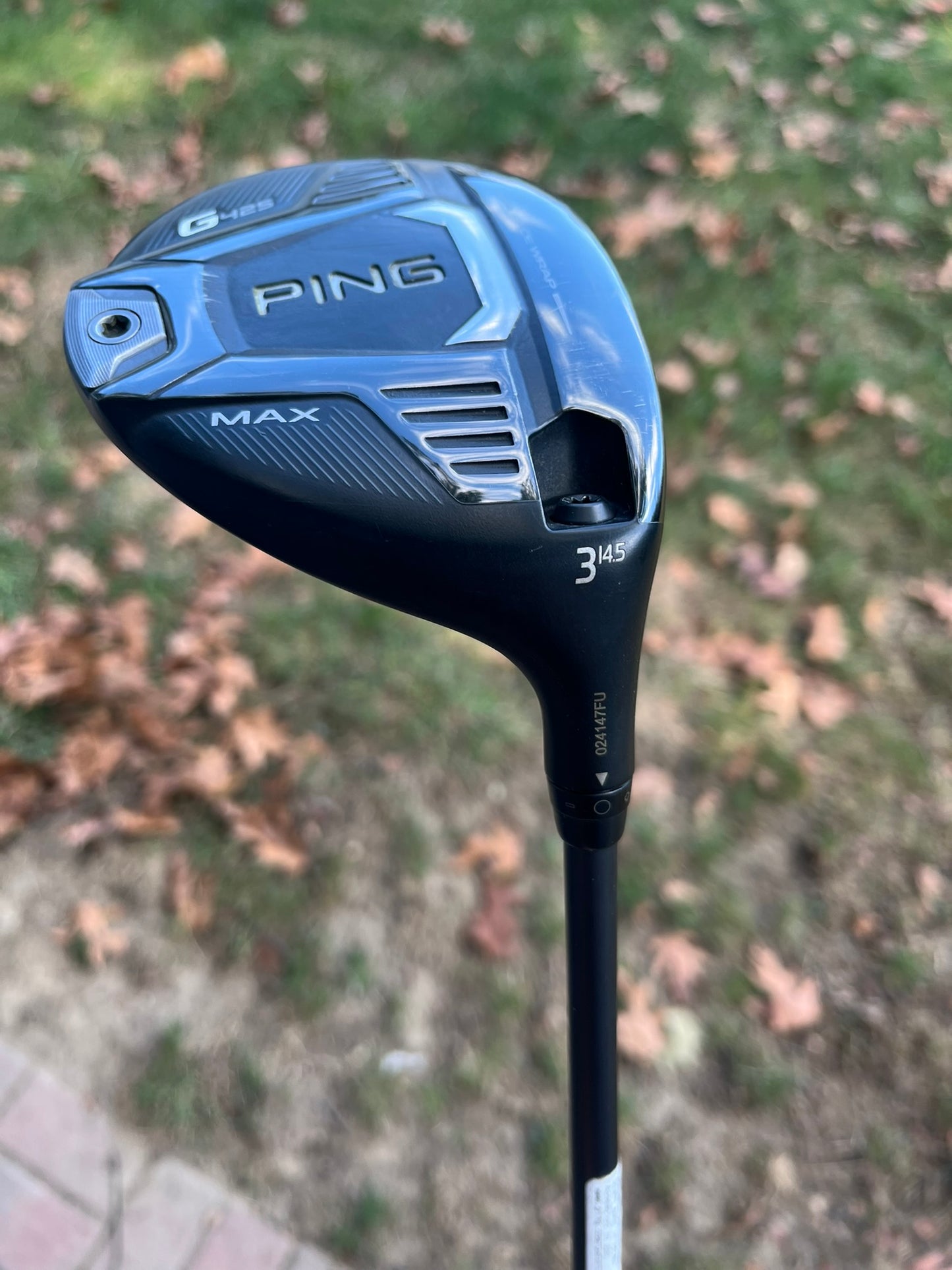 Ping G425 Max 3-Wood 14.5° Alta CB Red 65 Stiff Flex 42.75″ +HC NICE