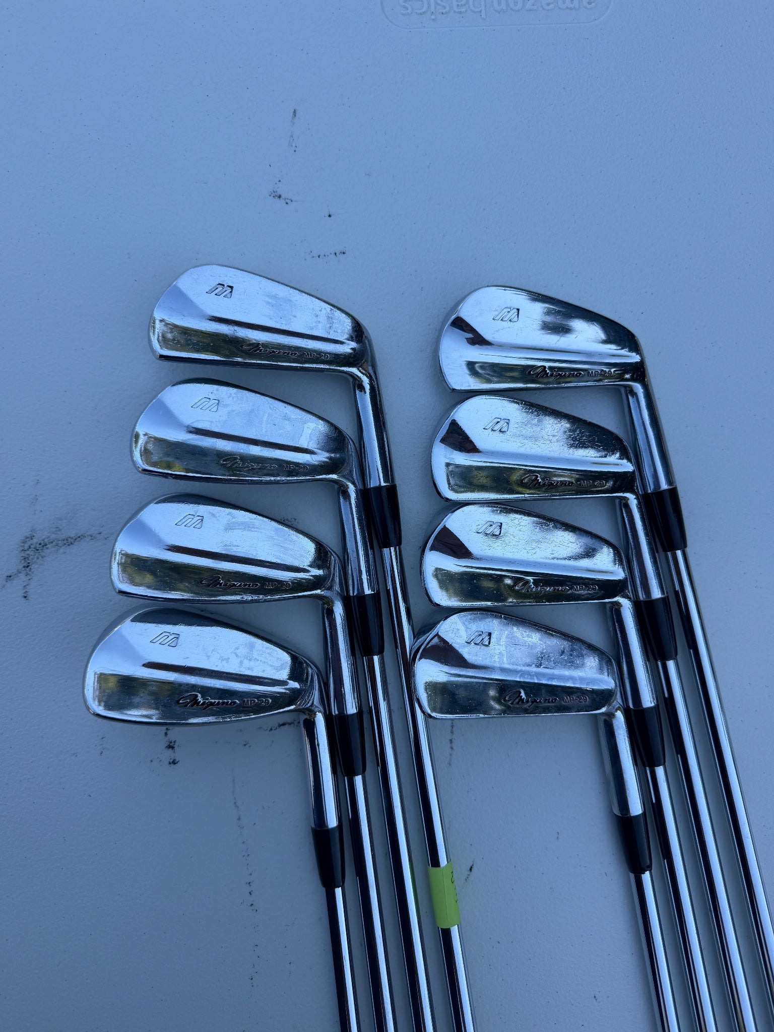 Mizuno MP 29 Iron Set 3-PW Precision Rifle Flighted Stiff Flex +1/4"